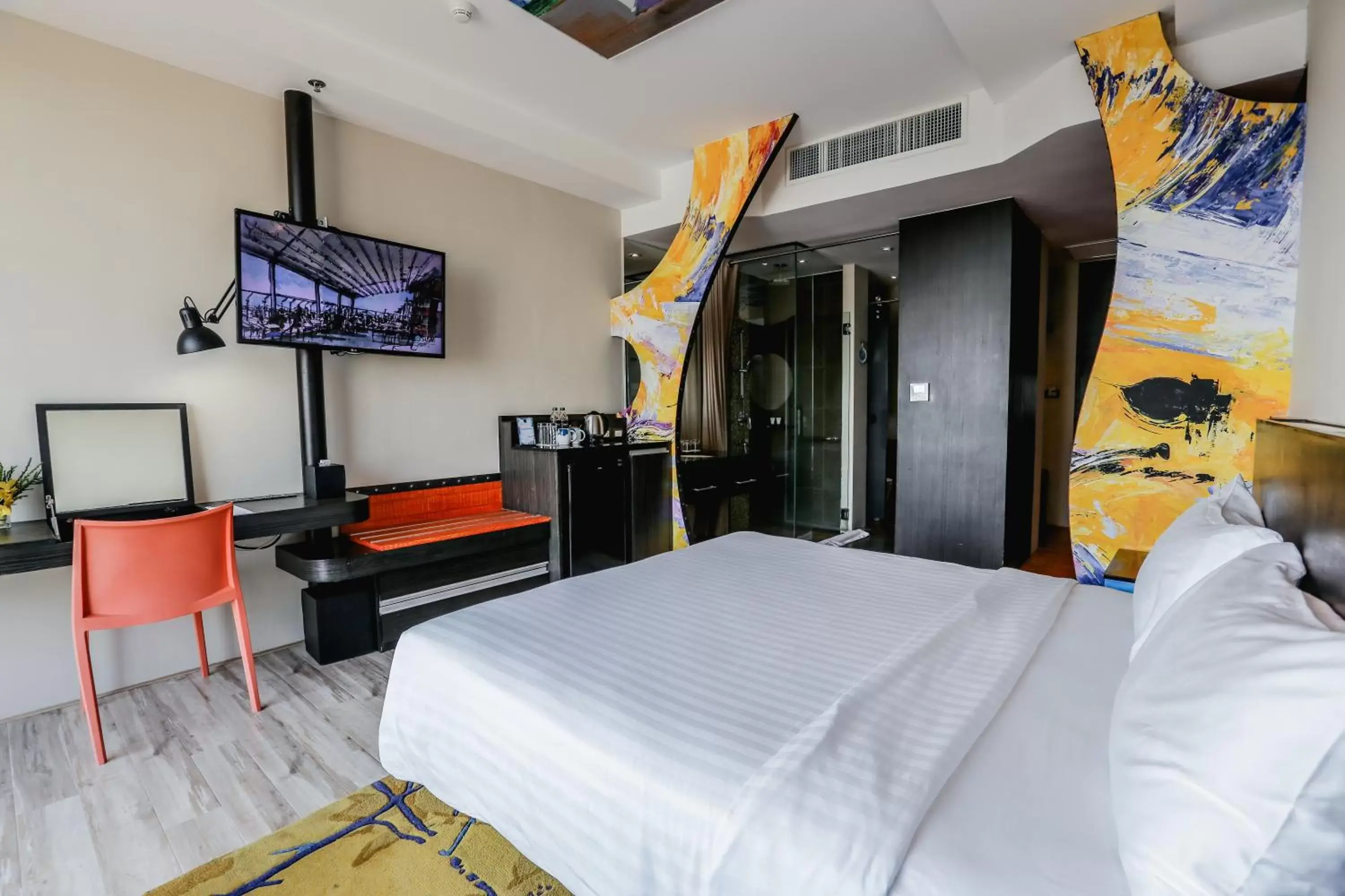 TV and multimedia in Siam@Siam Design Hotel Pattaya