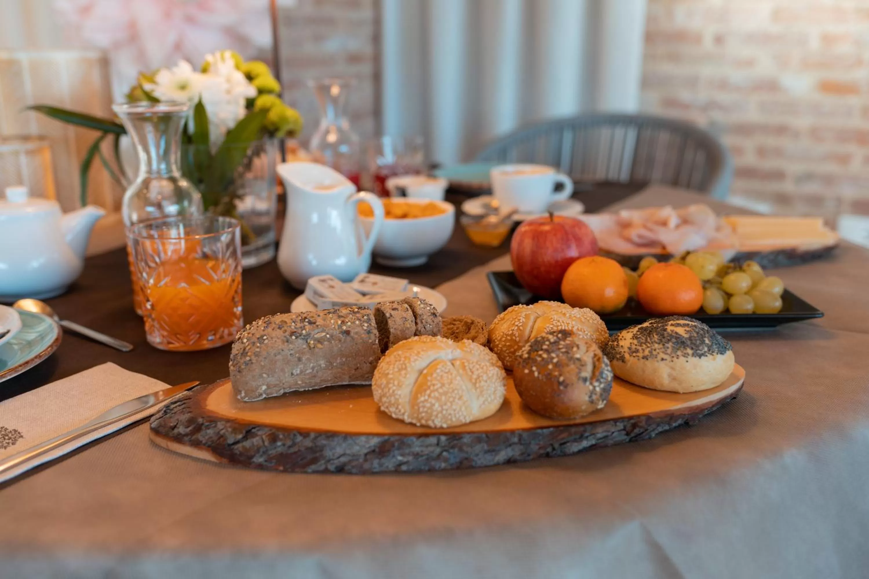 Continental breakfast in Borghetto San Biagio Relais Agriturismo