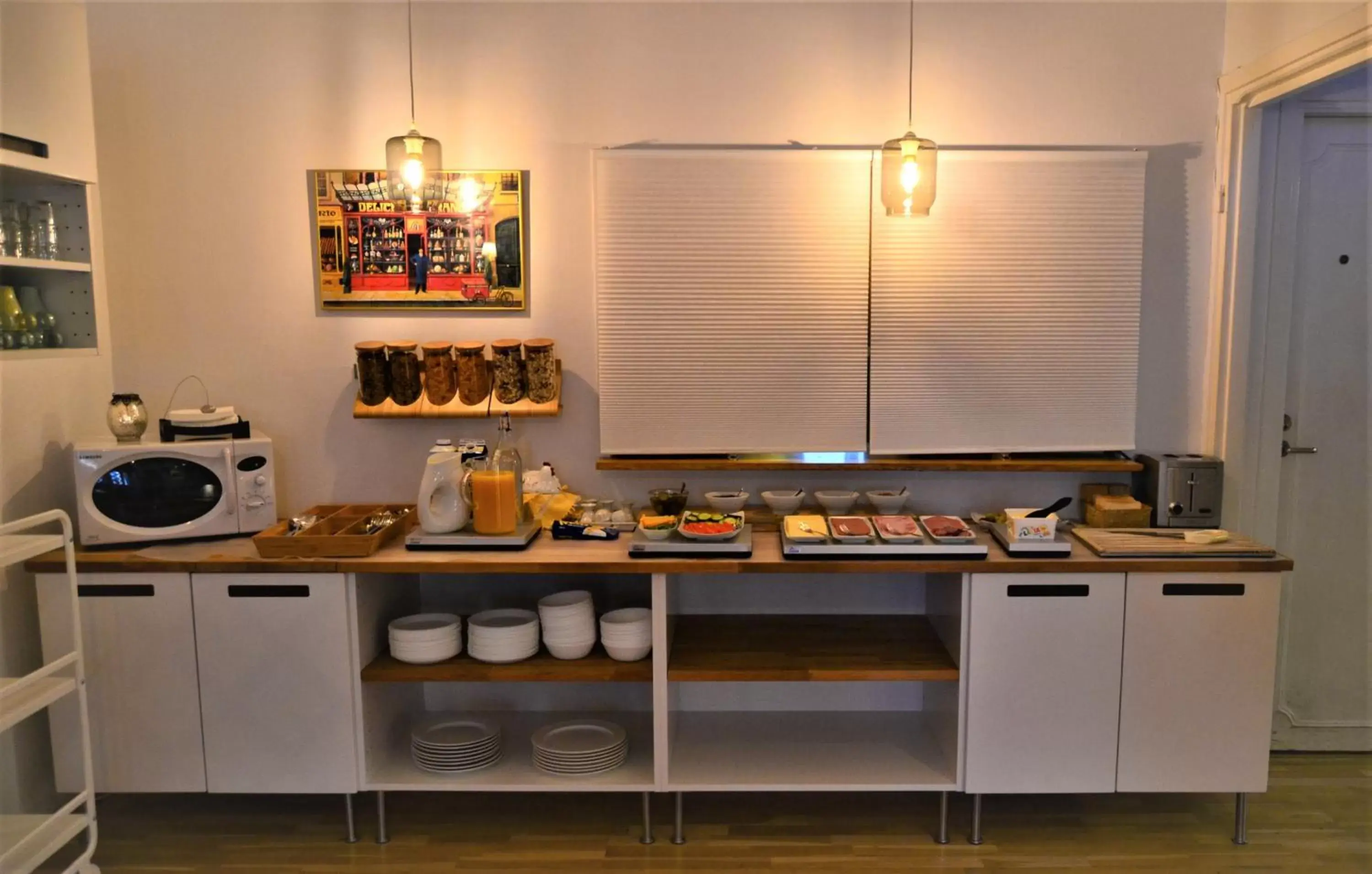 Kitchen/Kitchenette in Solsta Hotell