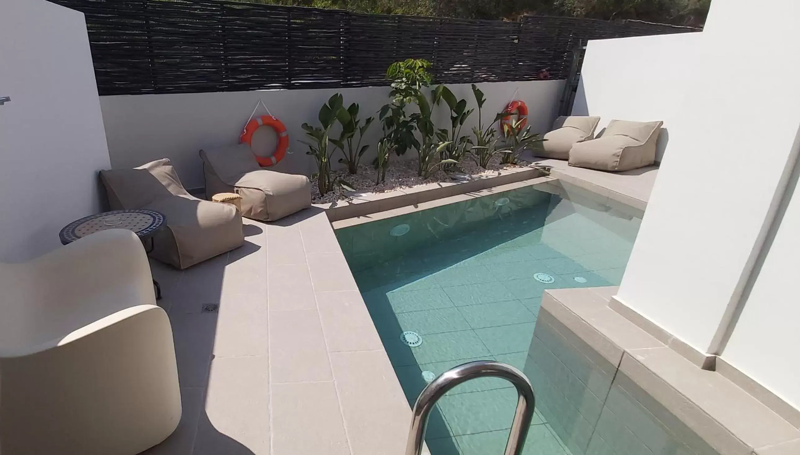 Balcony/Terrace, Swimming Pool in Napa Mermaid Hotel & Suites