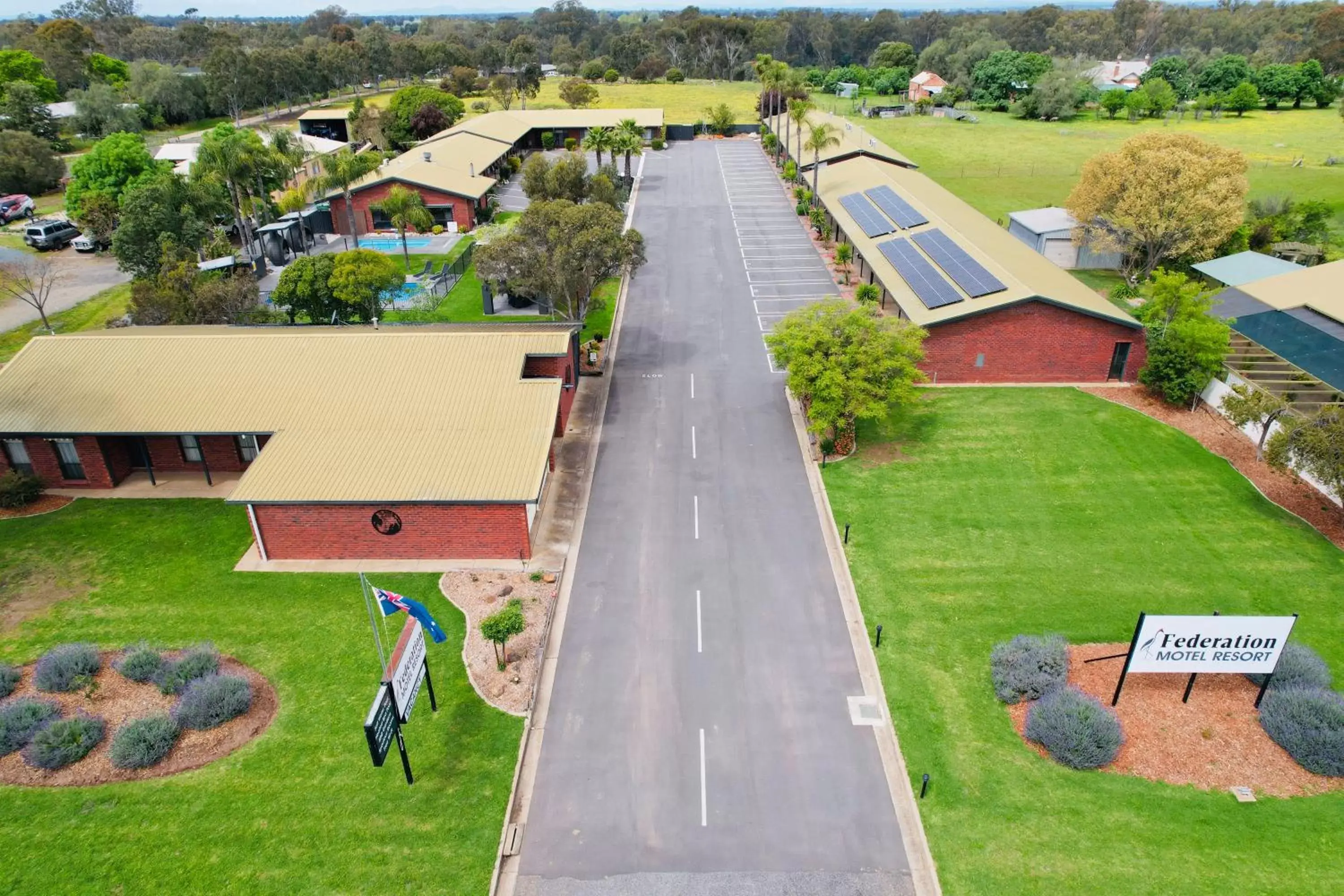 Bird's-eye View in Federation Motel Resort - Corowa