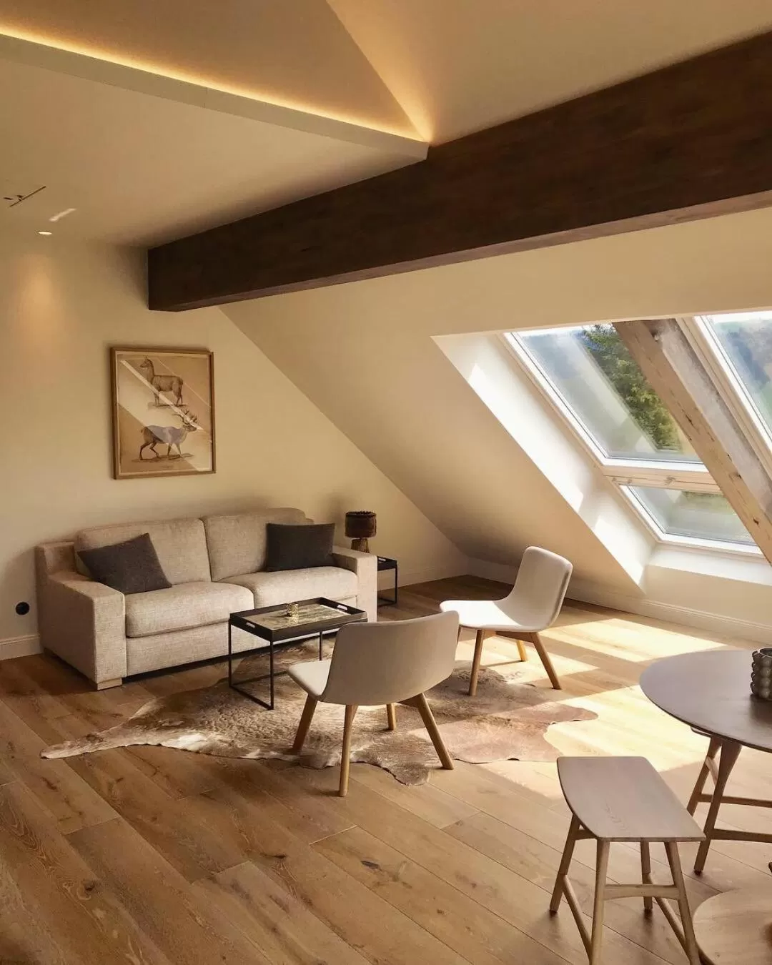 Seating area in Alpenloge Design Hotel