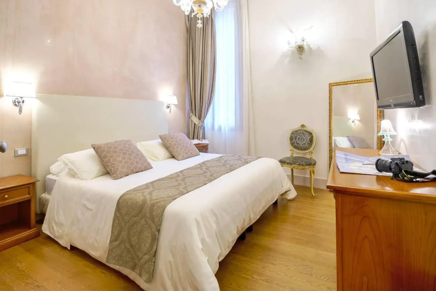 Bed in Hotel Palazzo Vitturi