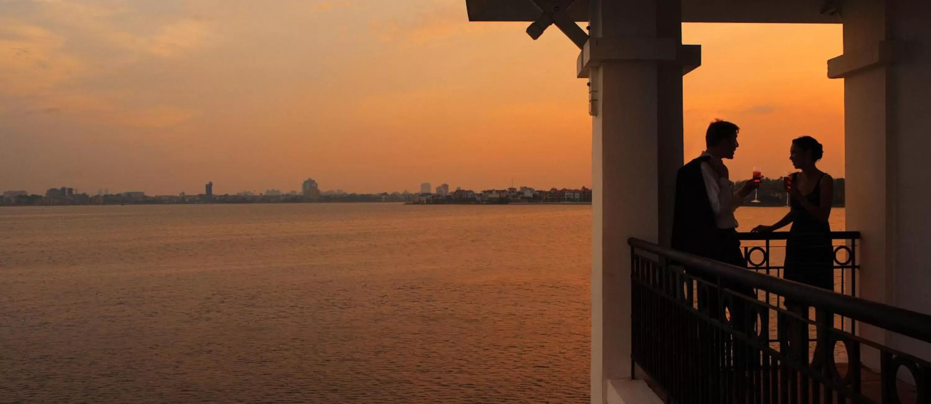 Sunset in InterContinental Hanoi Westlake, an IHG Hotel