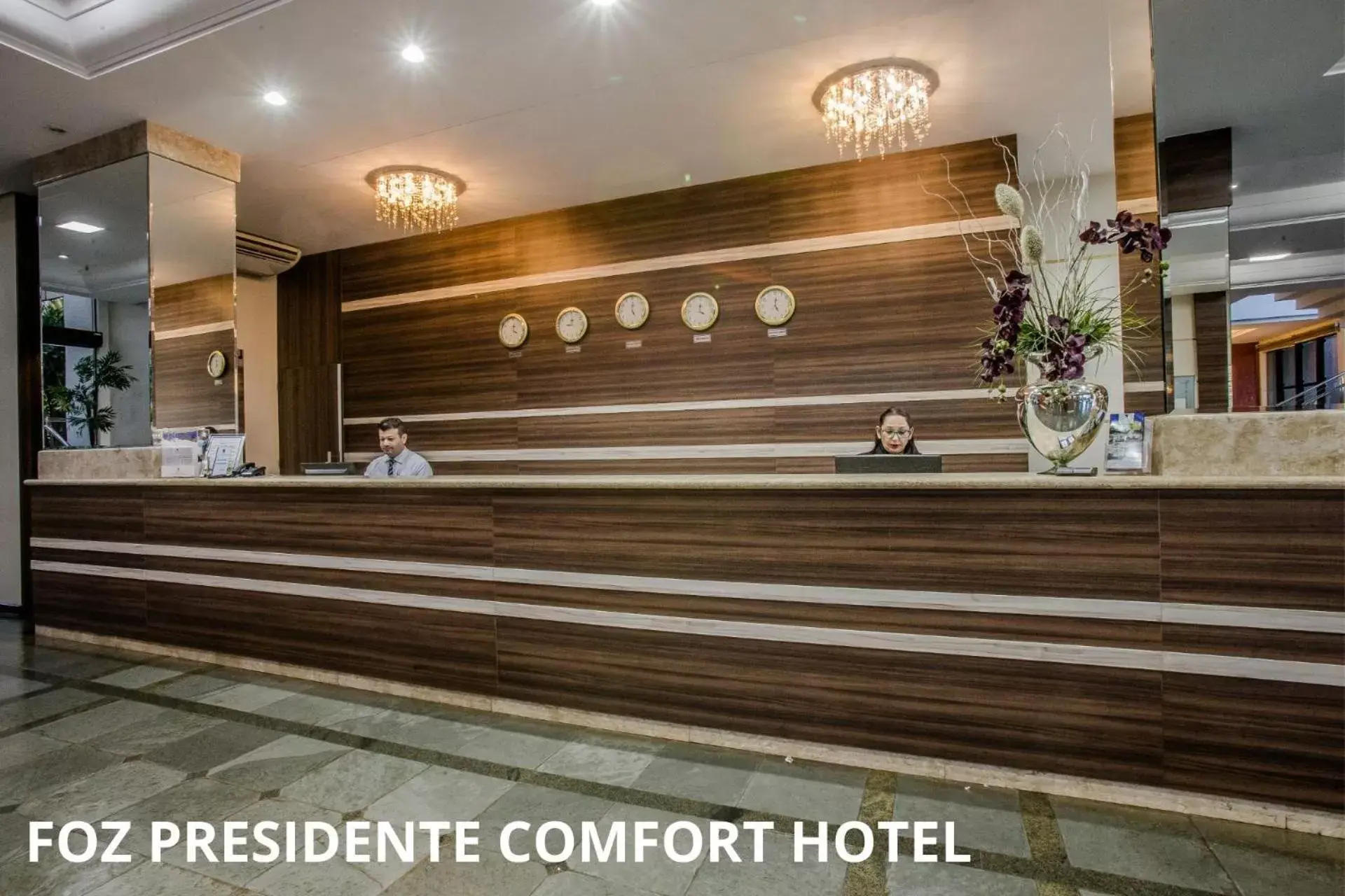 Lobby or reception, Lobby/Reception in Foz Presidente Comfort Hotel