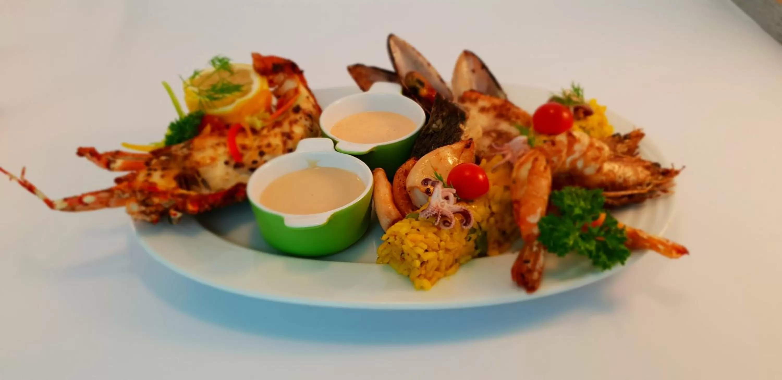 Lunch in Orange Suites Hotel