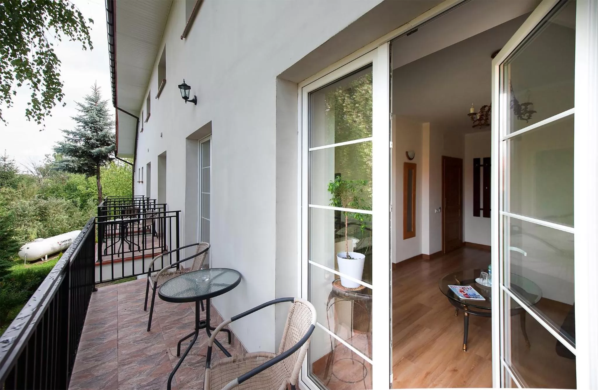 Balcony/Terrace in Hotel Villa Hubertus Kutno