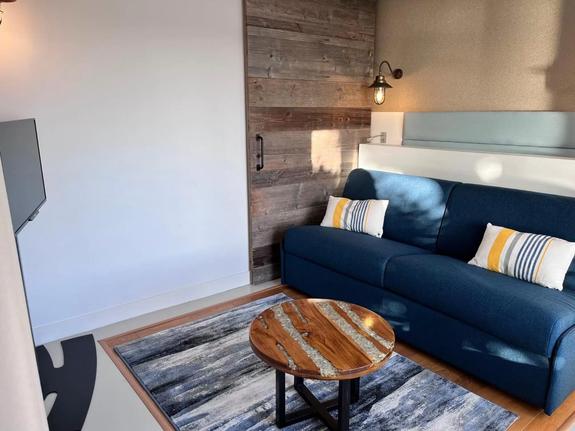 Living room in Les 3 Lieux - Hôtel, Restaurant, Espace sensoriel