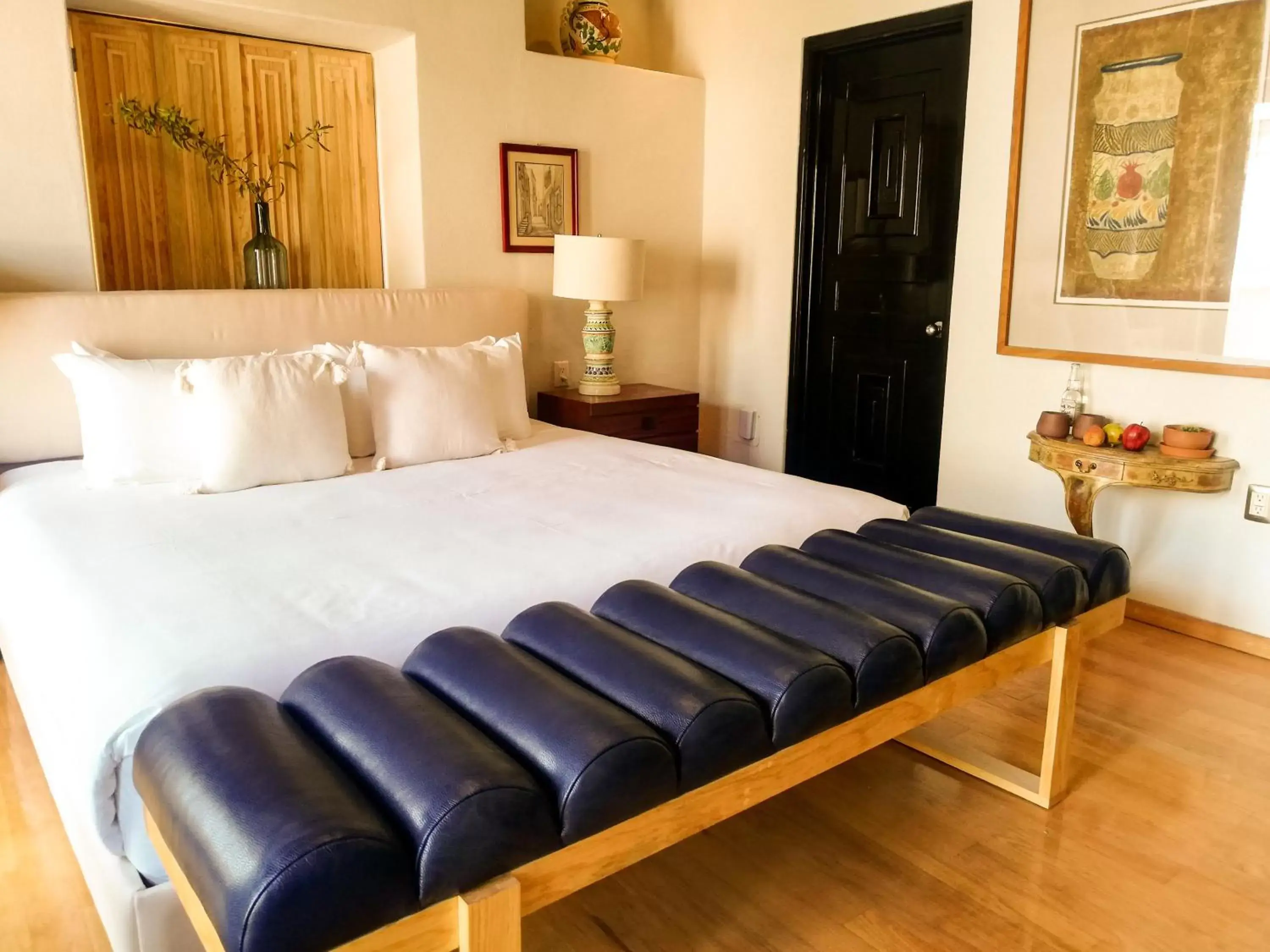 Bed in Casona Alonso 10- Hotelito Mexicano