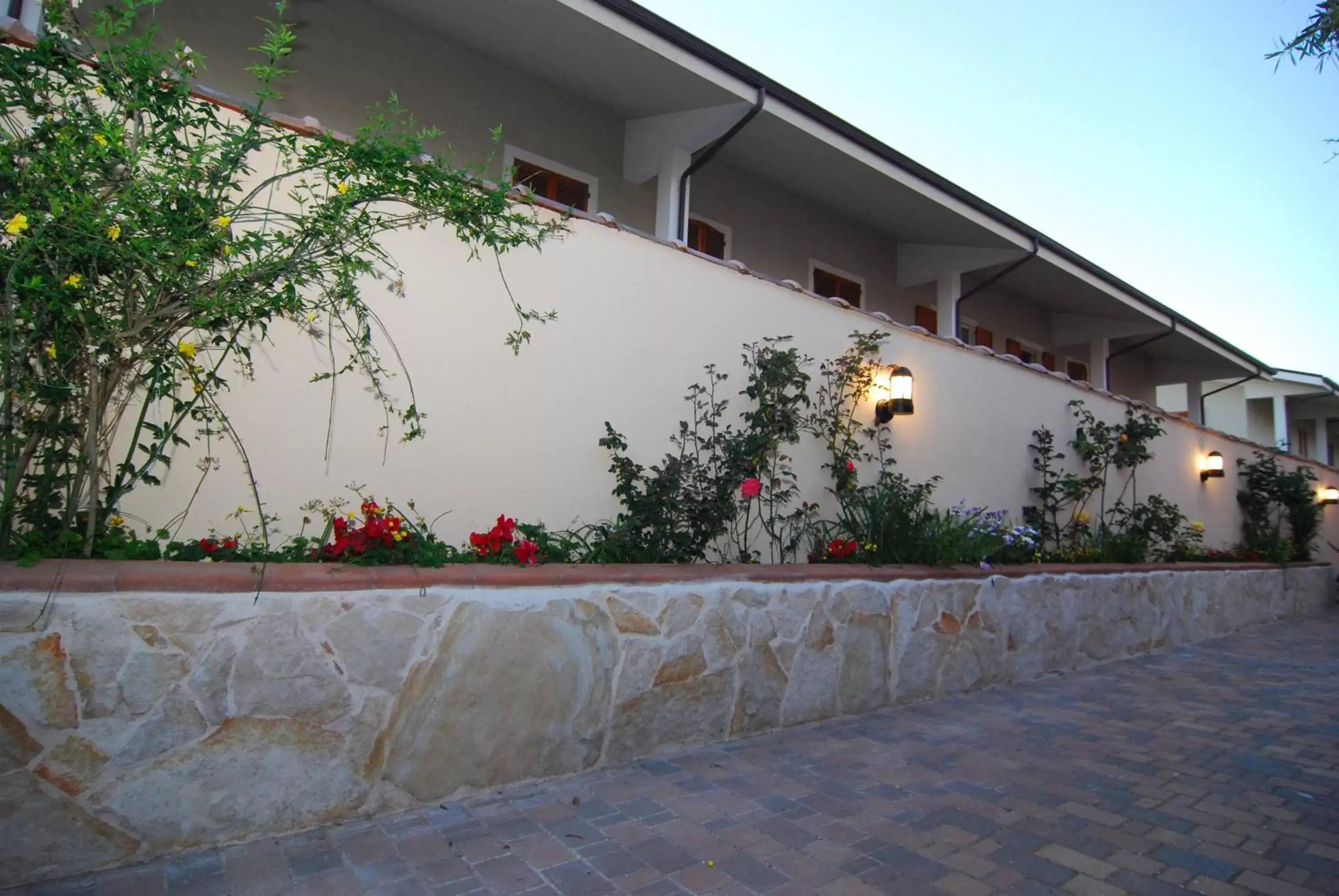 Garden, Property Building in Flowery Inn Villa