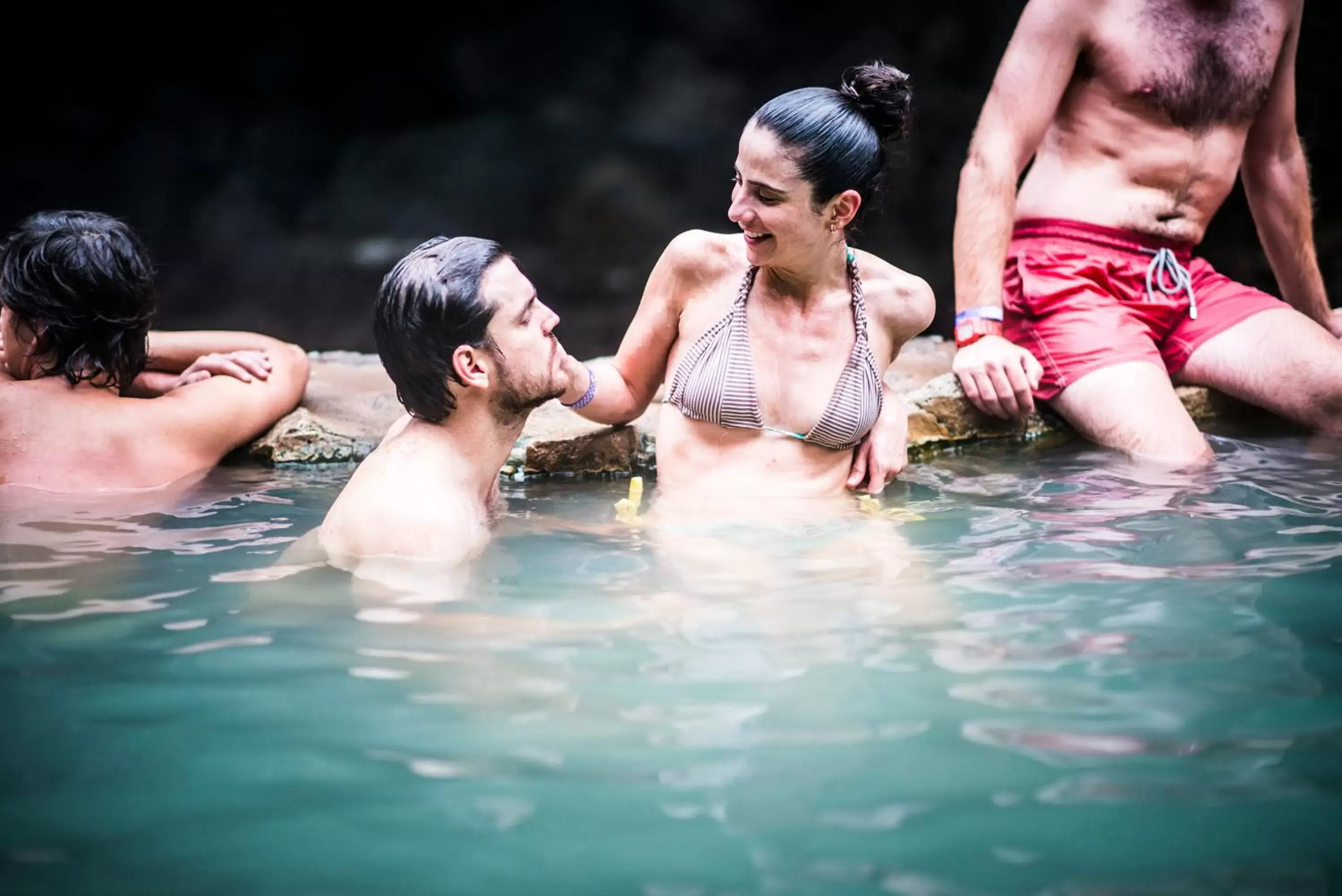 Hot Spring Bath, Swimming Pool in Hacienda Guachipelin Volcano Ranch Hotel & Hot Springs