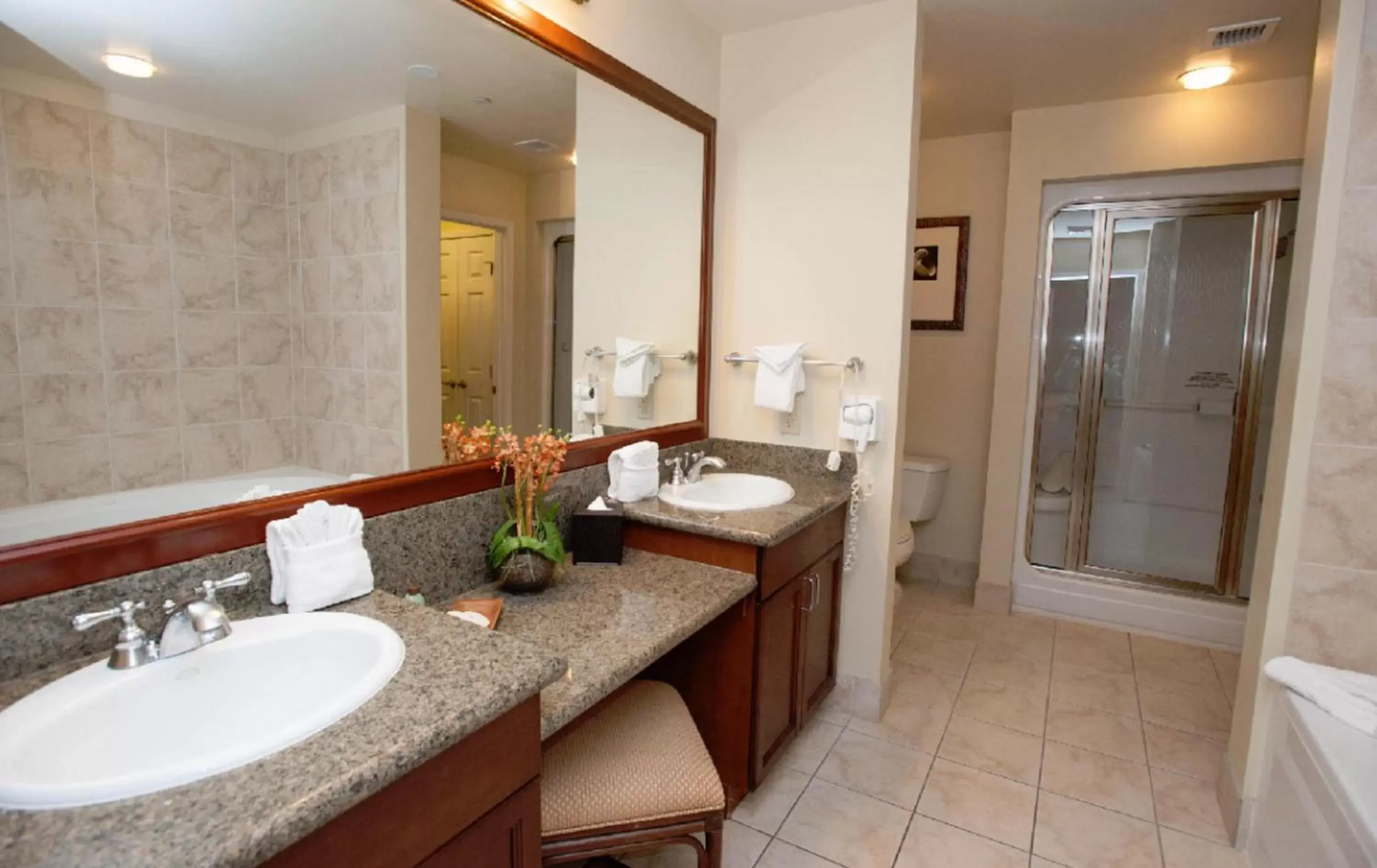 Bathroom in Suites at Tahiti Village Resort and Spa-No Resort Fee