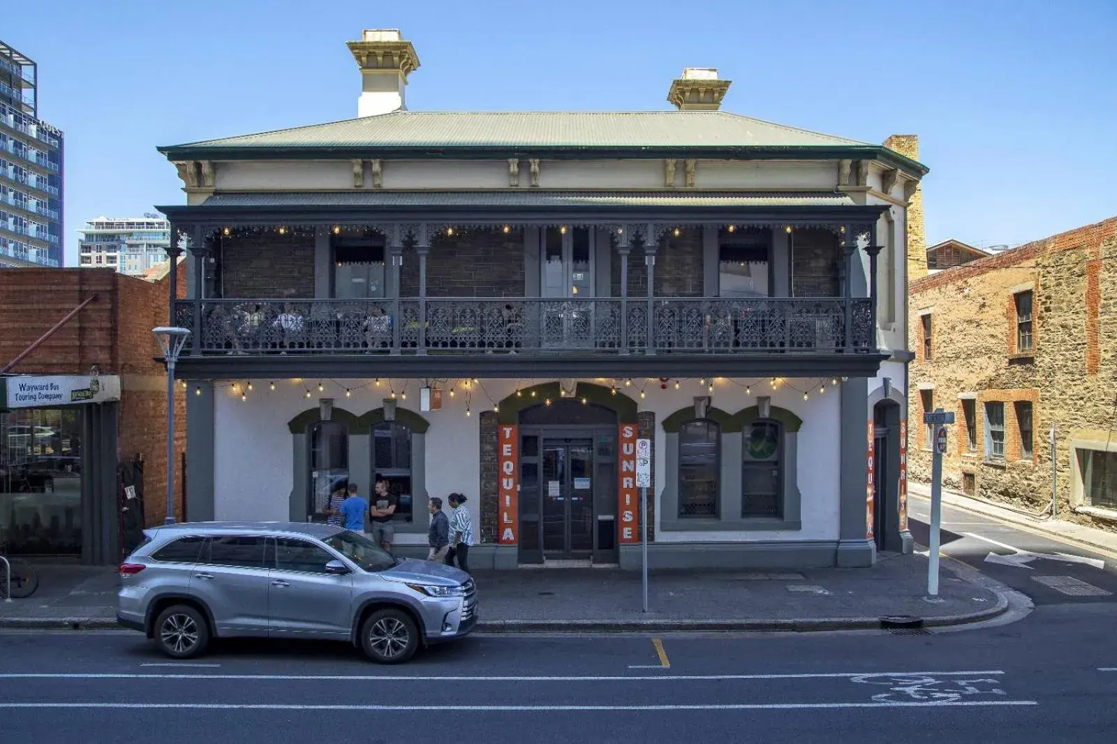 Property Building in Tequila Sunrise Hostel