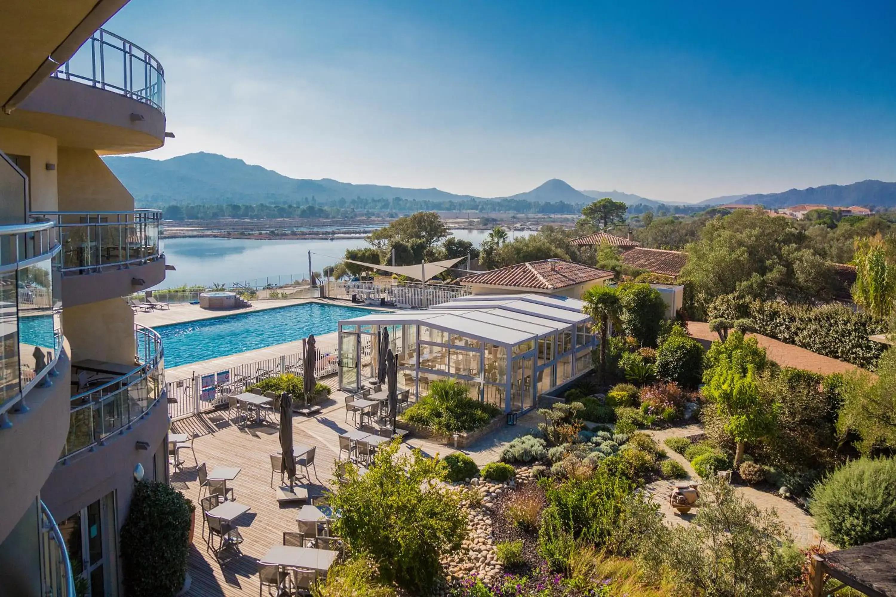 Garden view in Hotel Costa Salina