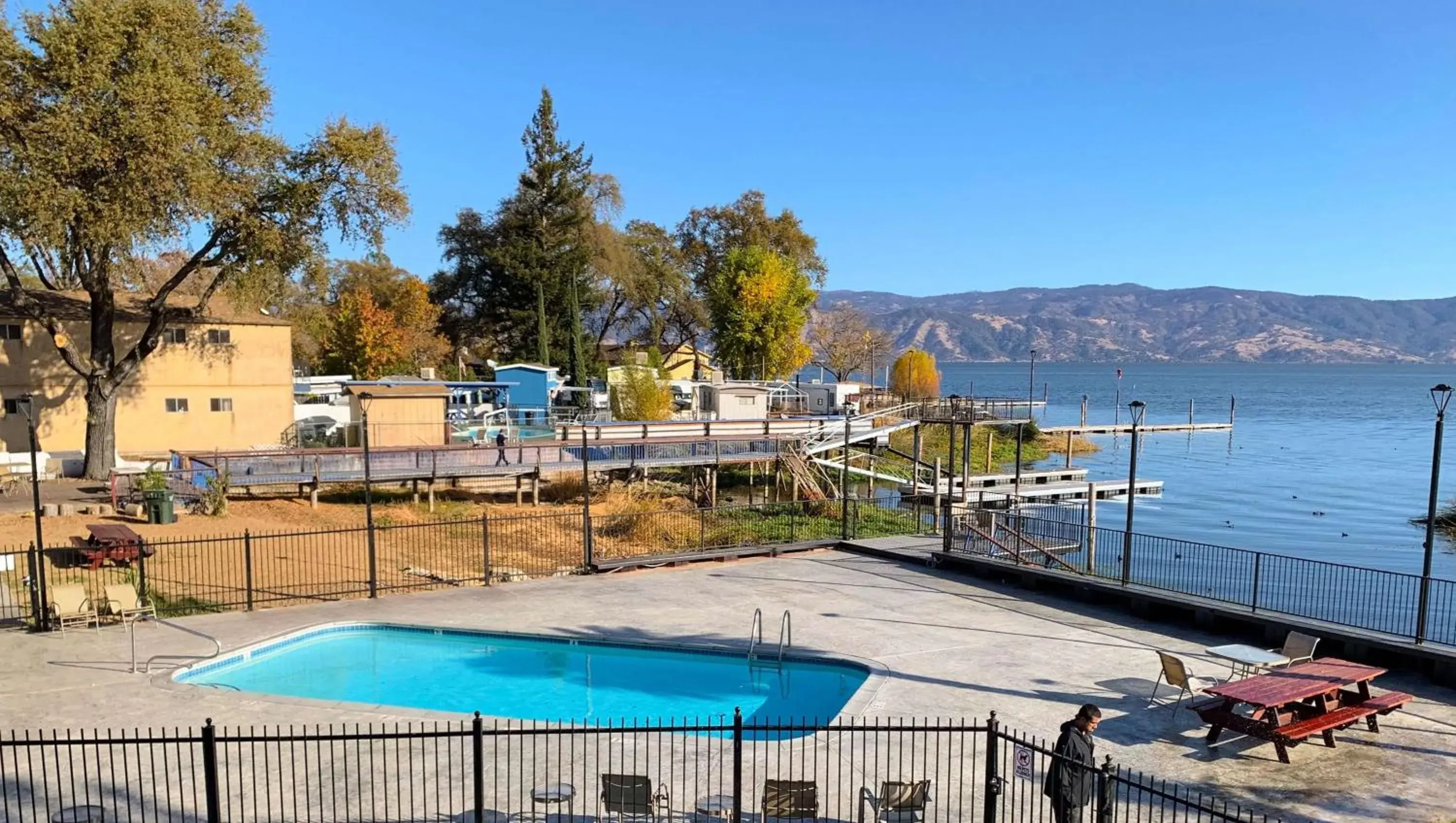 Swimming Pool in Anchorage Inn Lakeport