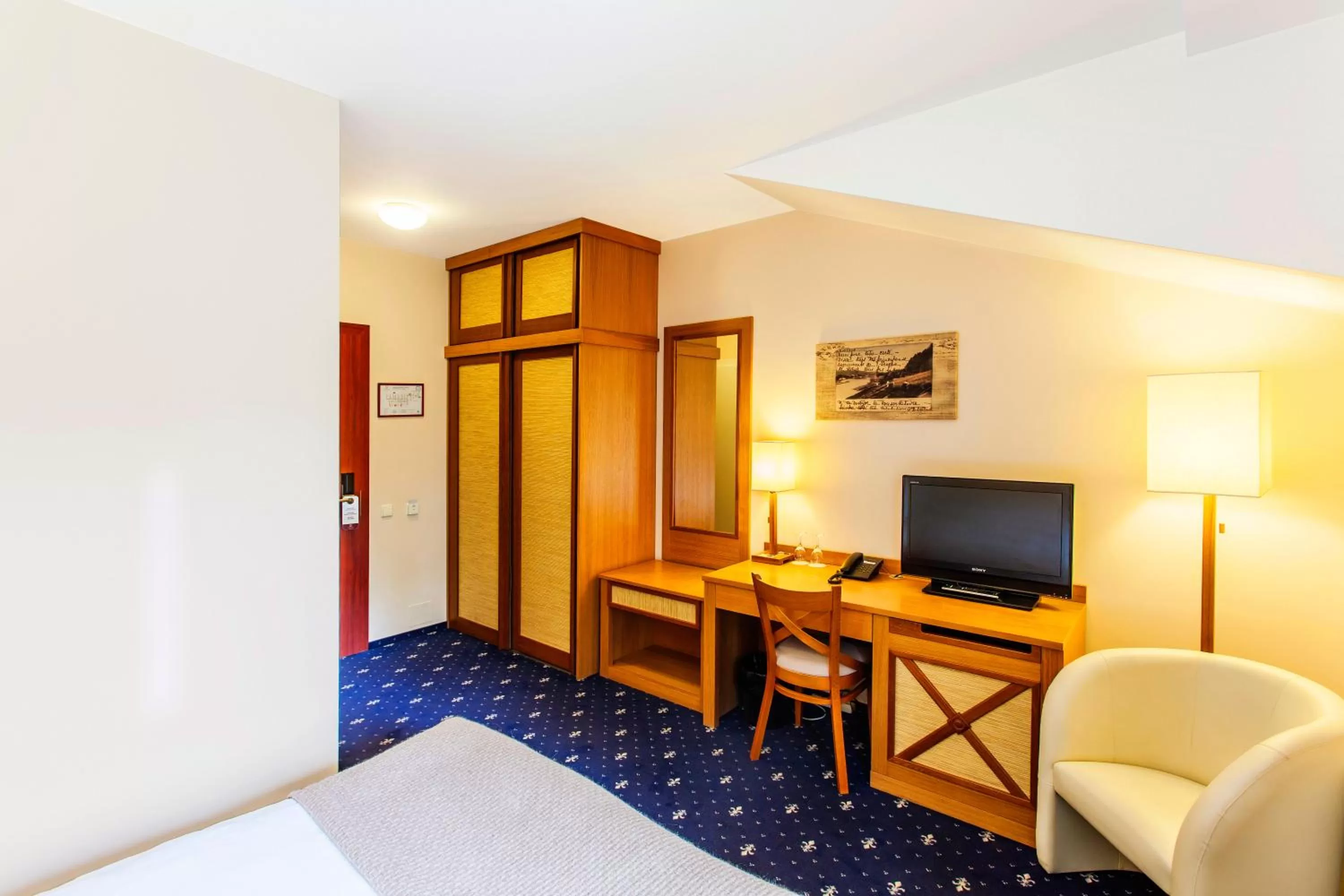 TV and multimedia, Bed in Park Villa Hotel