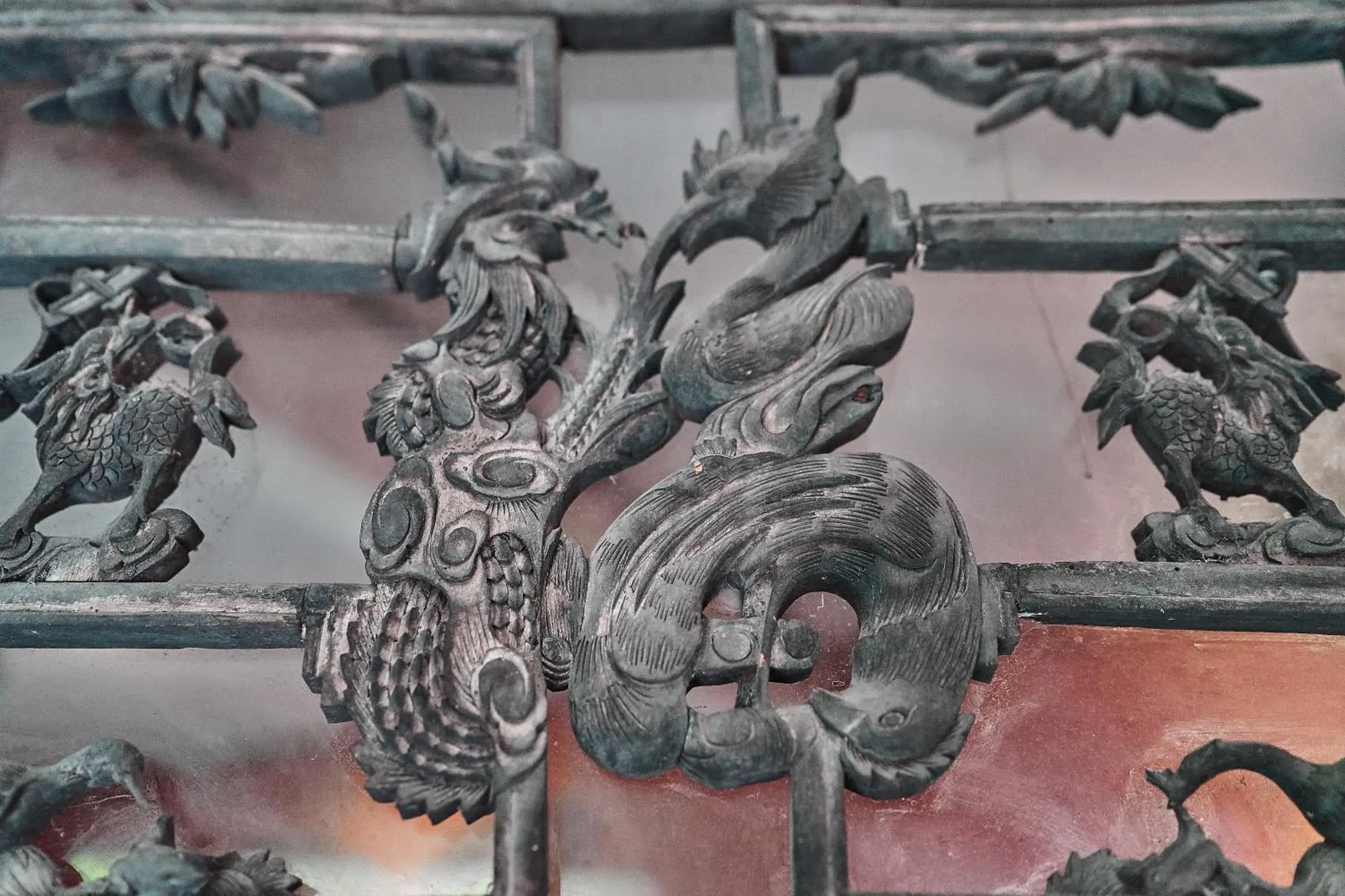 Decorative detail in Yangshuo Village Inn