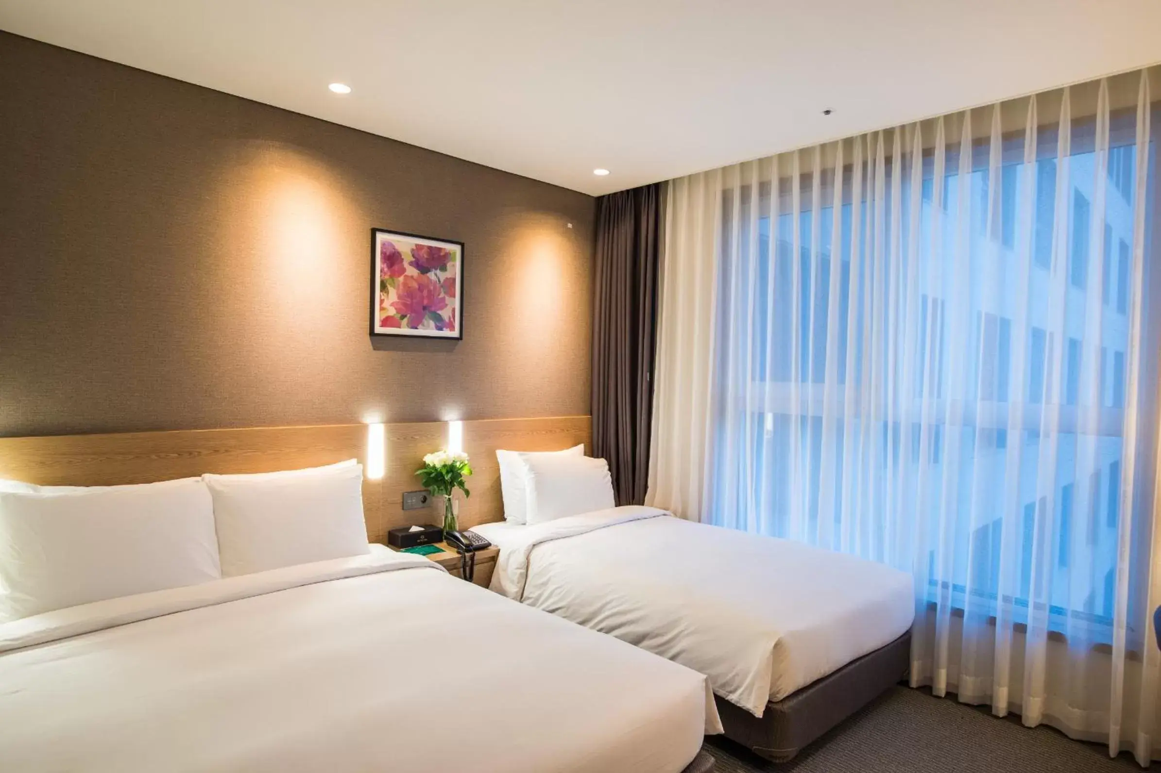 Bed in IBC Hotel Dongdaemun
