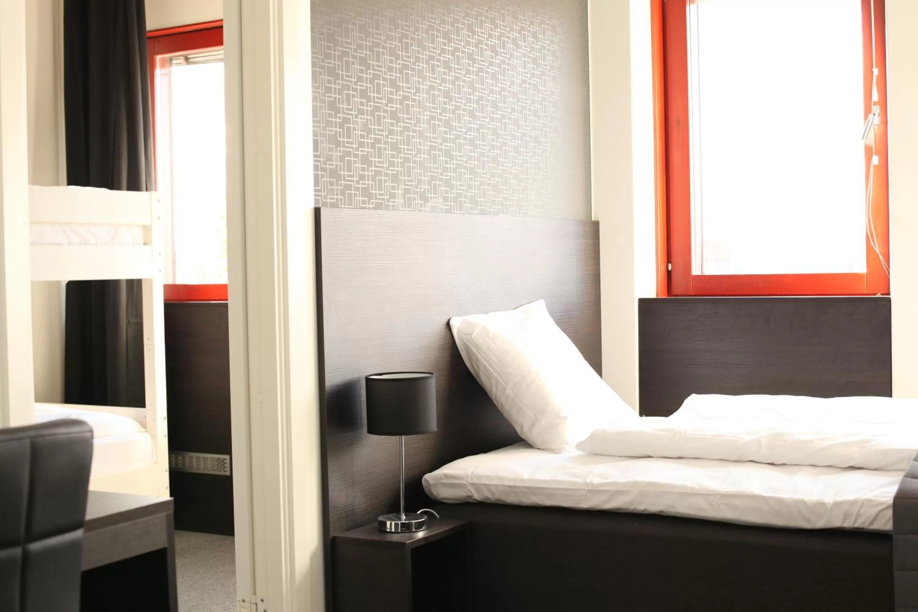 Photo of the whole room, Bed in Nacka Stadshotell