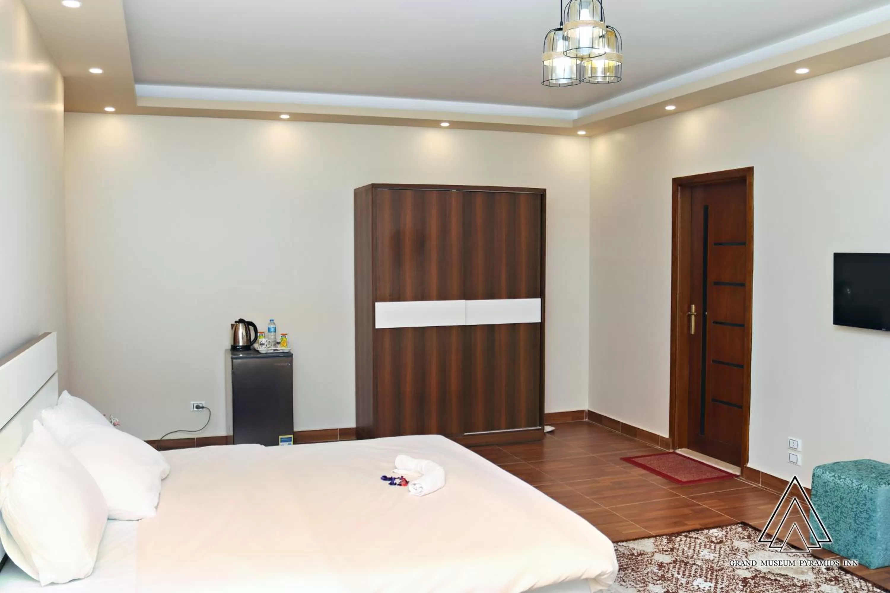 Bed in Grand Museum Pyramids Inn