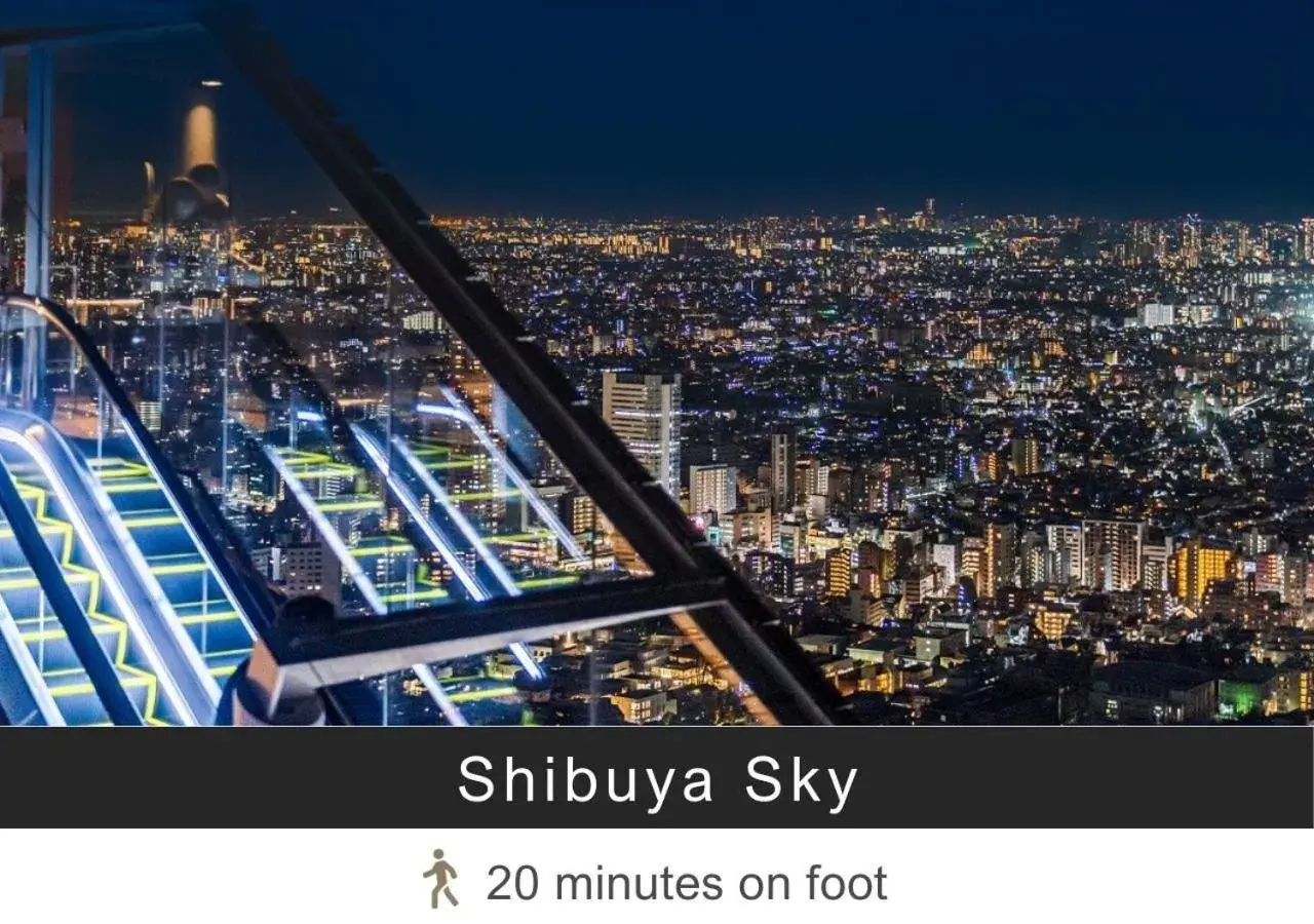 Nearby landmark, Bird's-eye View in Tokyu Stay Shibuya