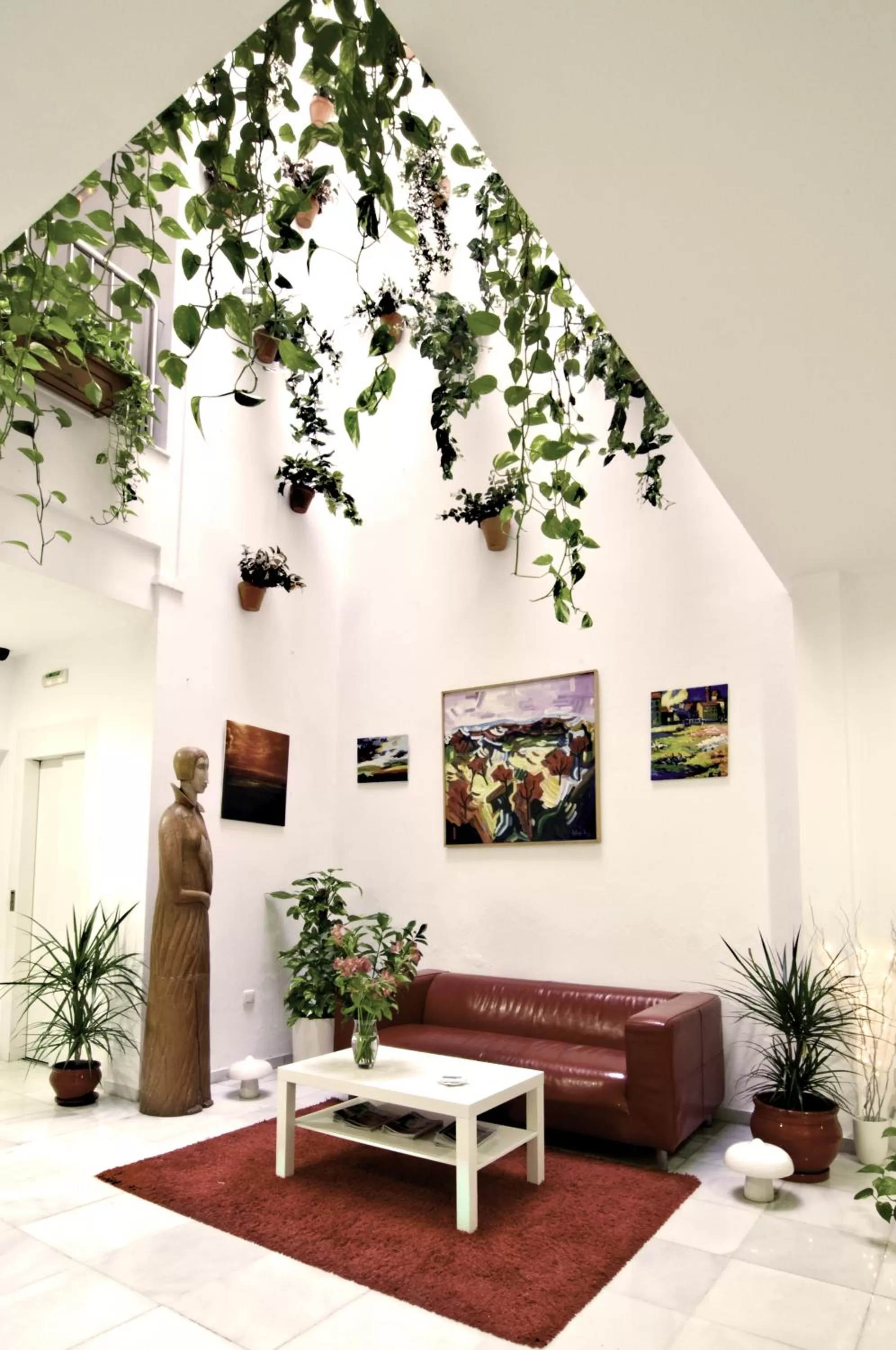 Lobby or reception, Bed in Un Patio en Santa Cruz