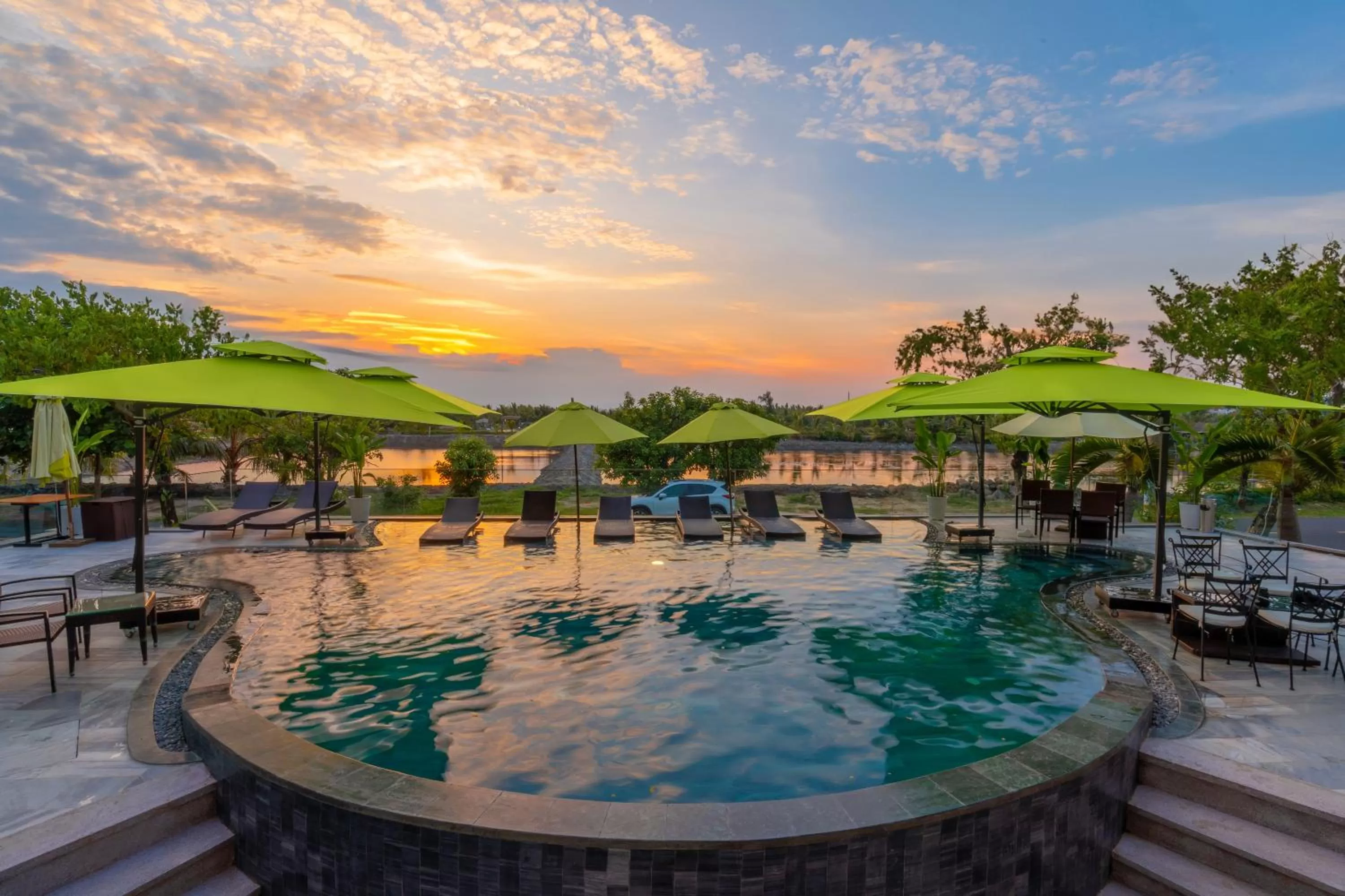 Swimming pool in Elites Riverside Hotel & Spa Hoi An