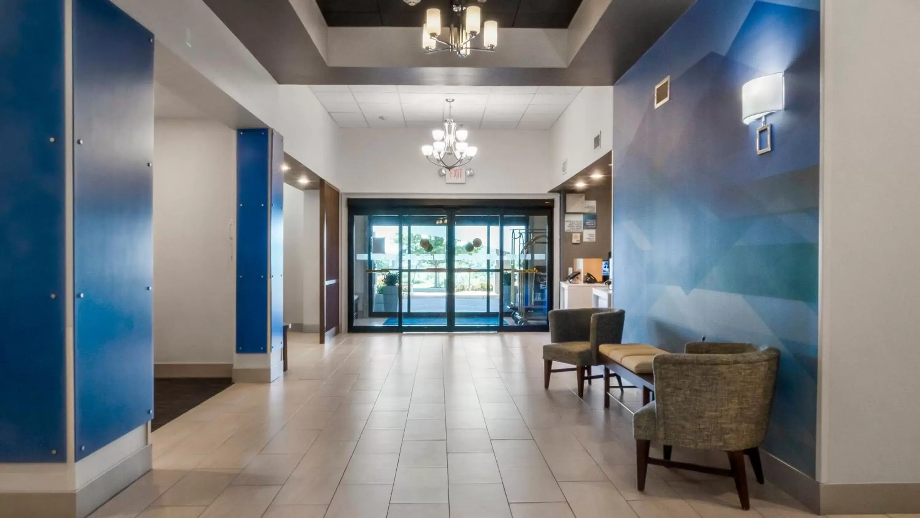 Property building, Lobby/Reception in Holiday Inn Express Hotel & Suites Newton Sparta, an IHG Hotel