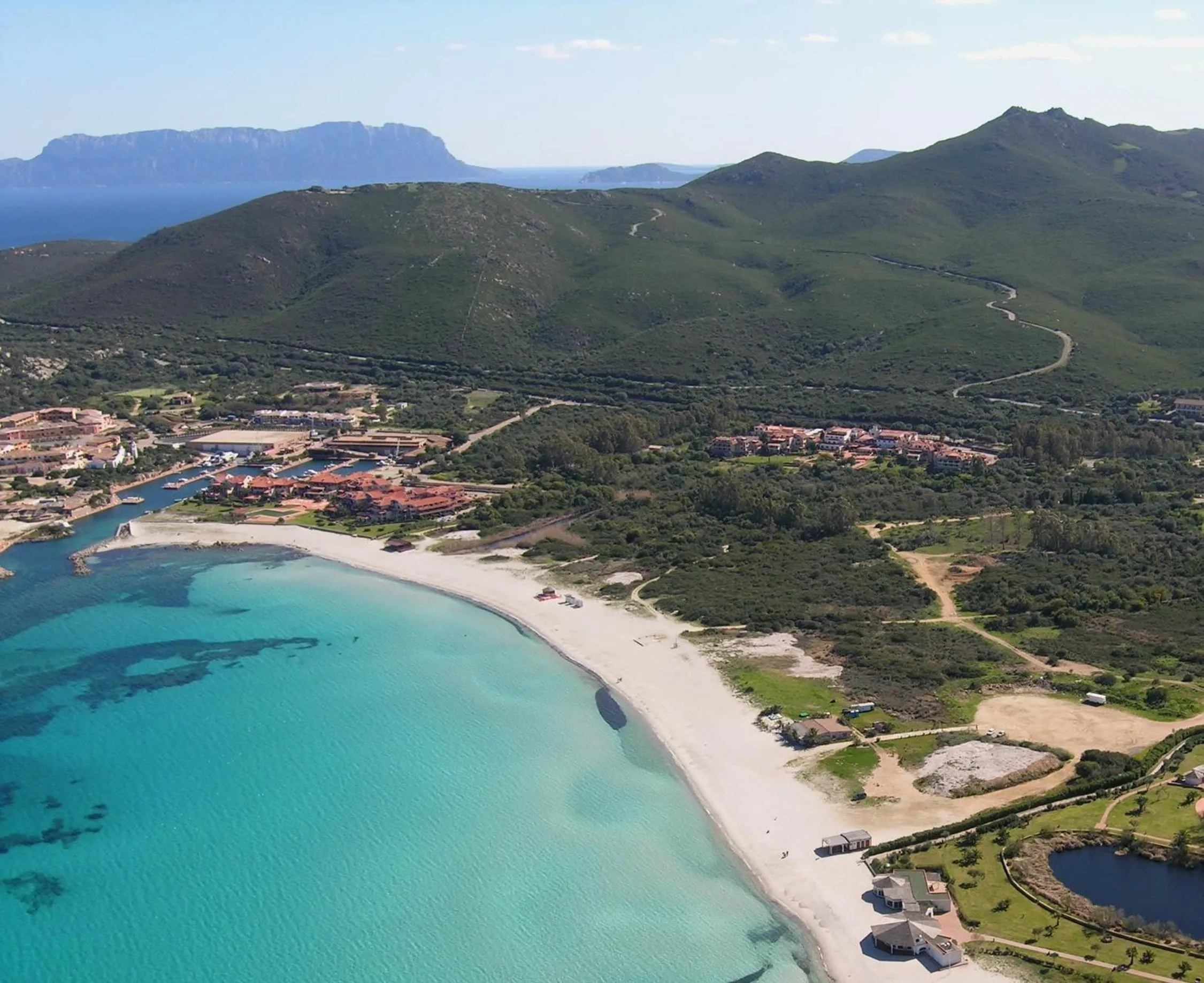 Bird's eye view in Colonna Beach Hotel Marinella