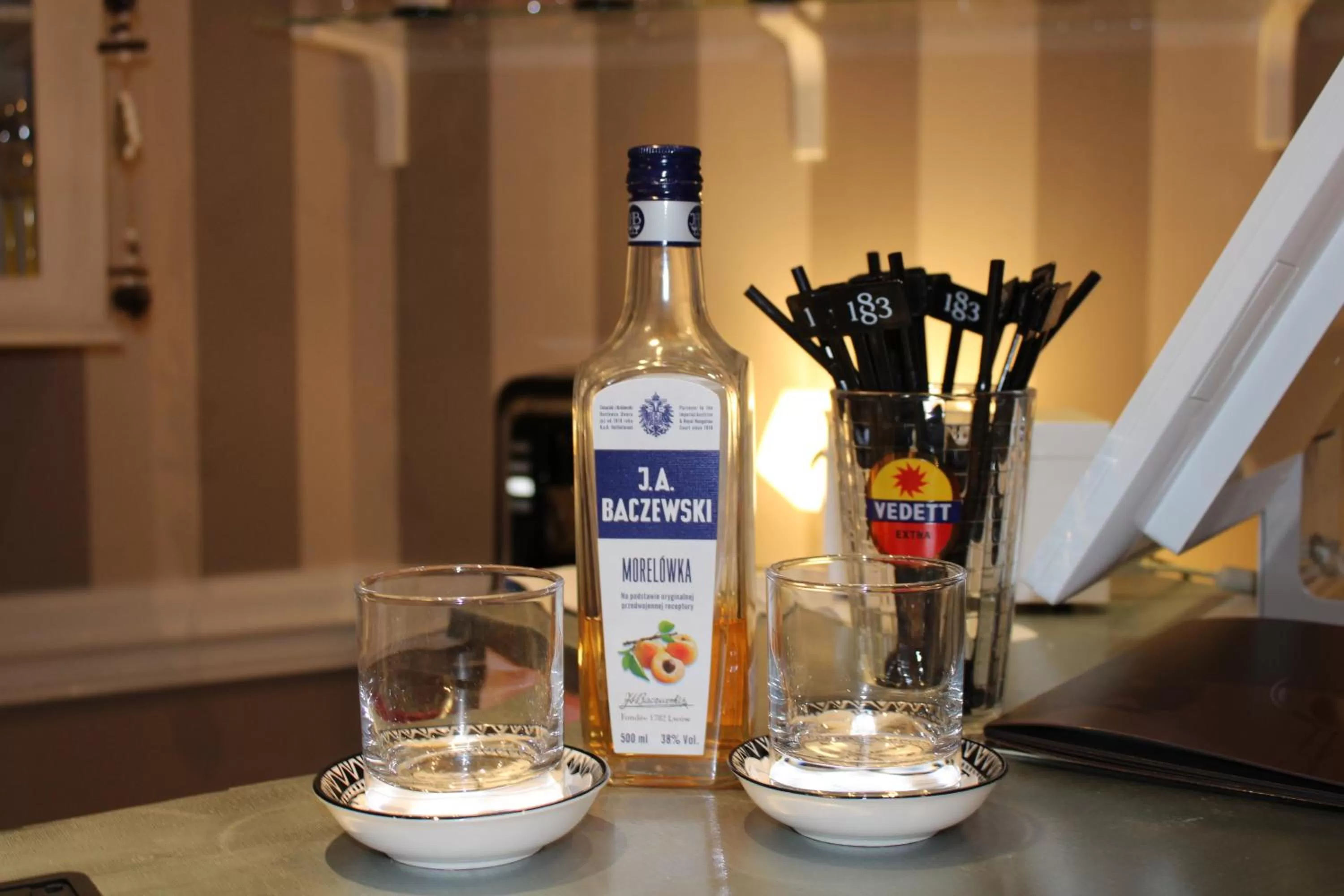 Alcoholic drinks in Hotel Eden