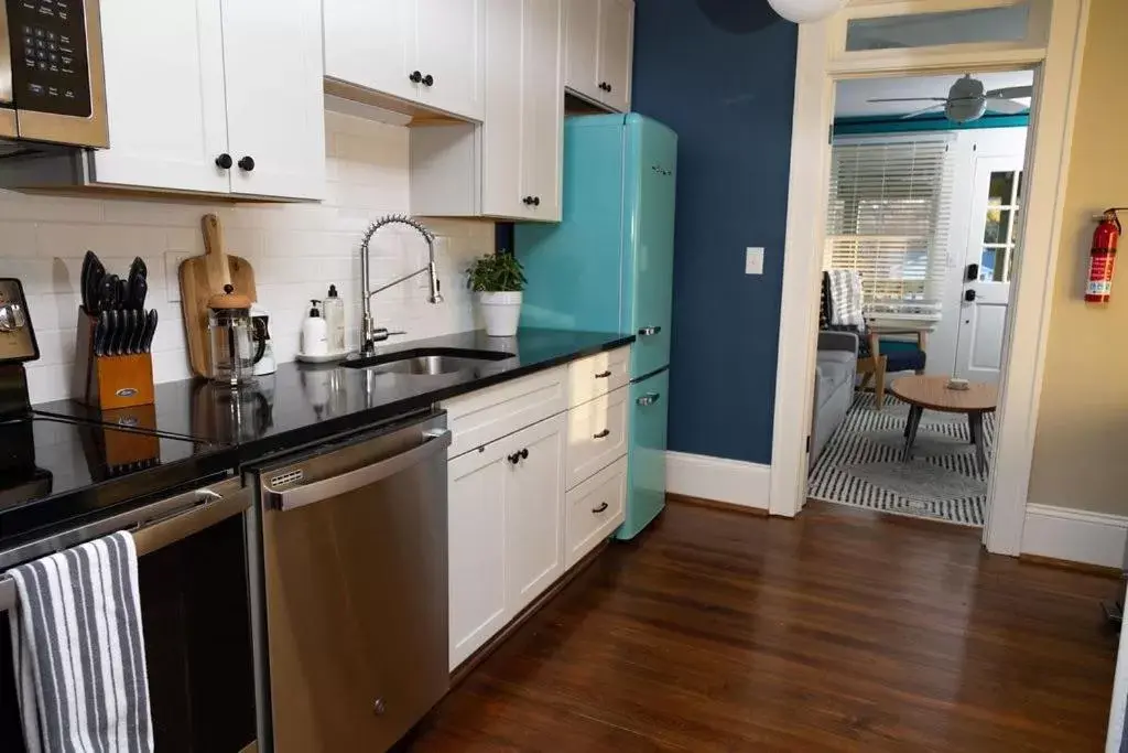 Kitchen/Kitchenette in The Railway Suite - The Historic Winona House