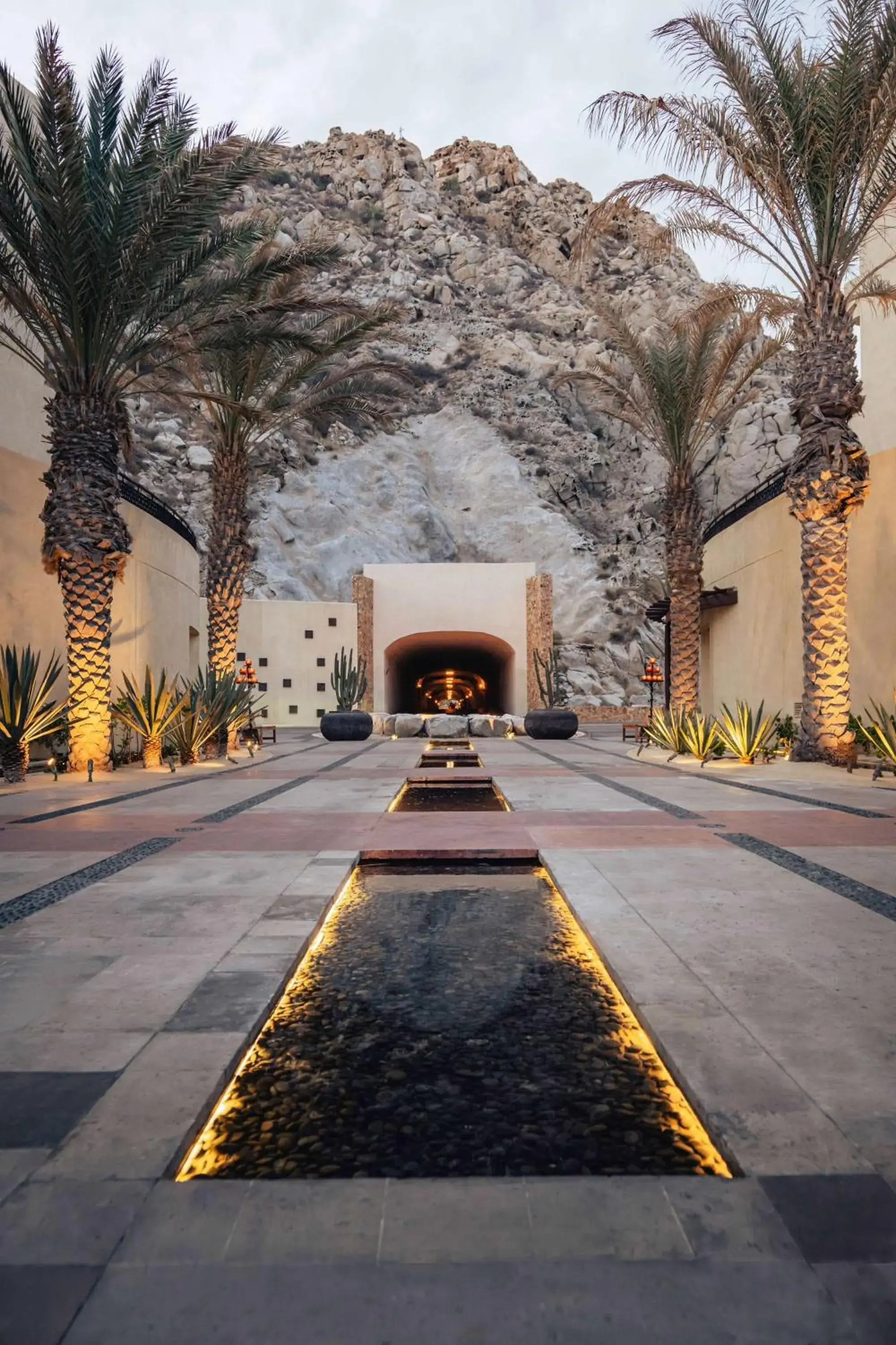 Inner courtyard view in Waldorf Astoria Los Cabos Pedregal