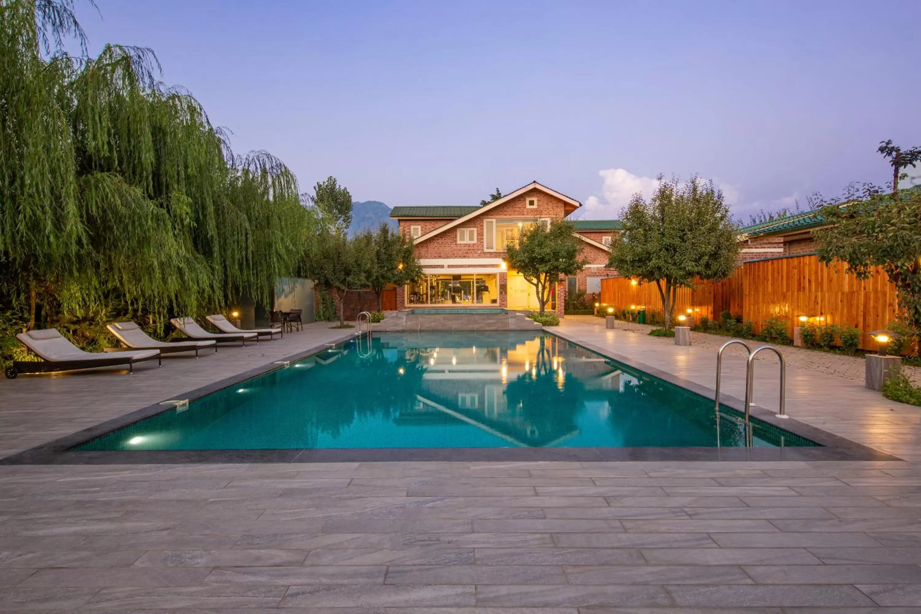 Pool view in The Orchard Retreat & Spa Pool view in The Orchard Retreat & Spa
