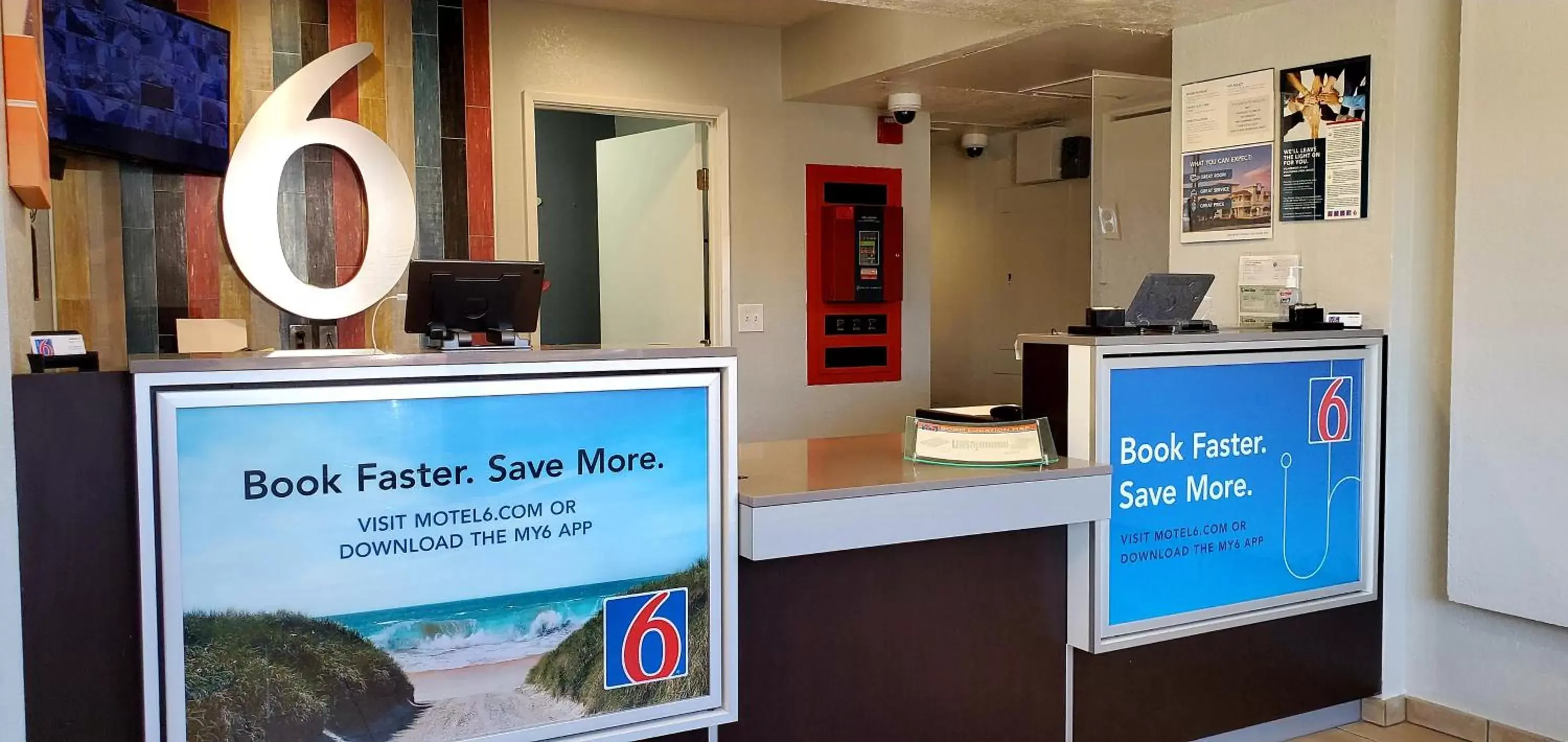 Lobby or reception, Lobby/Reception in Motel 6-Palmdale, CA