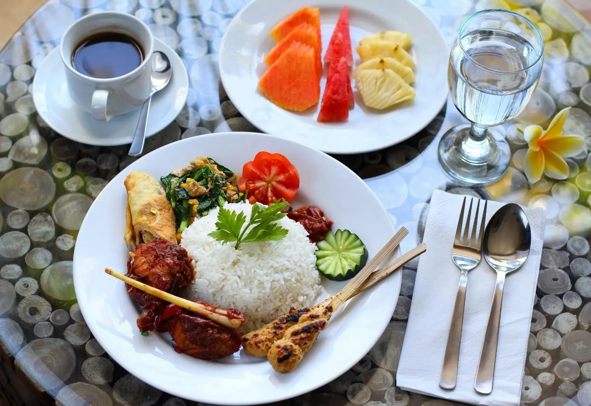 Food in Praja Hotel