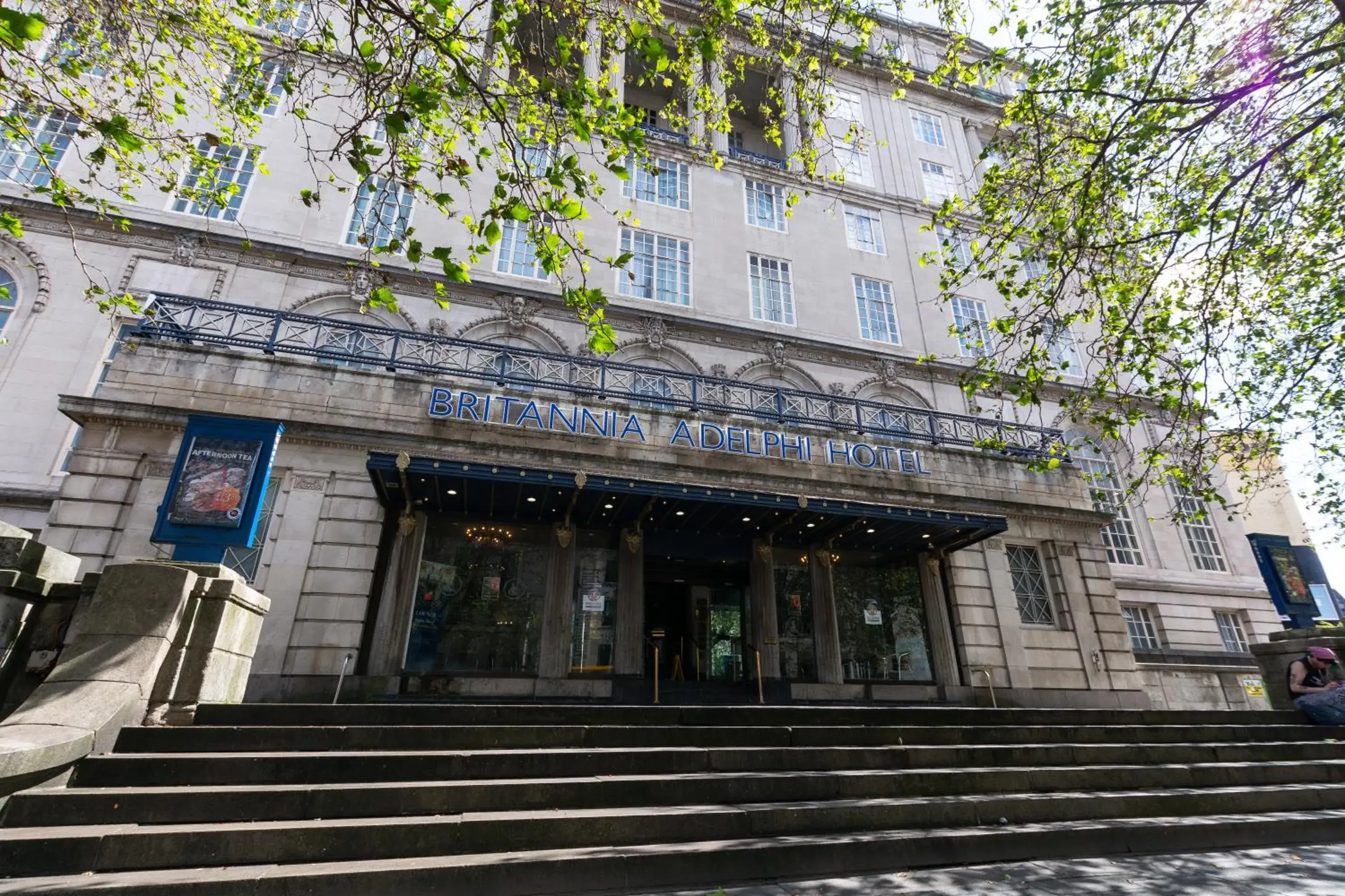 Facade/entrance in Adelphi Hotel