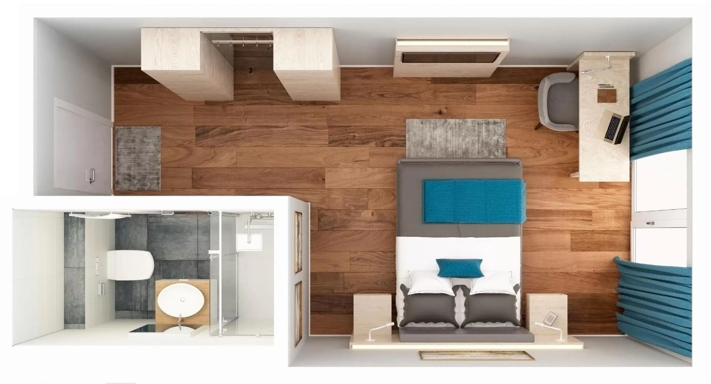 Photo of the whole room in Amper Art Hotel