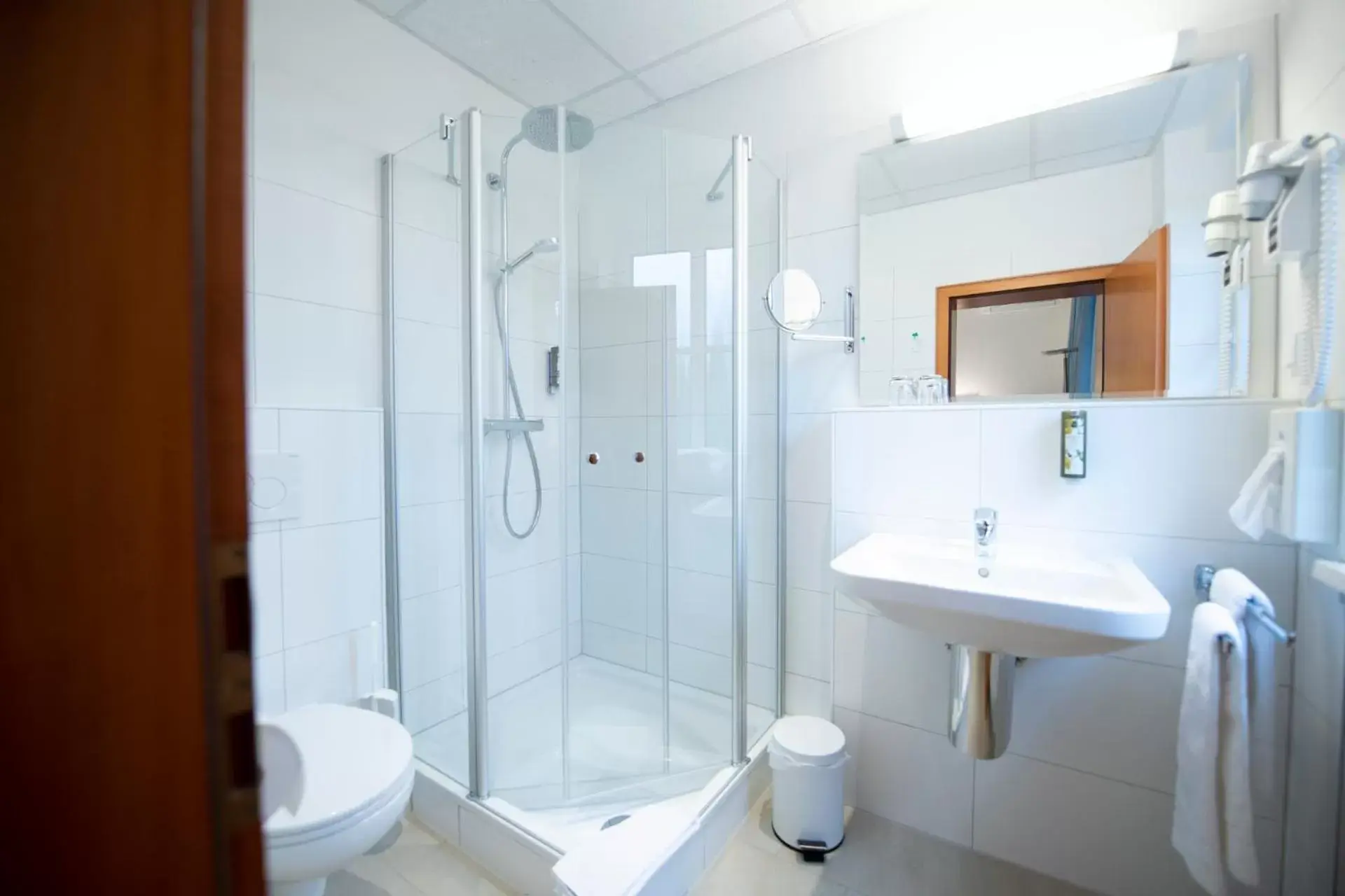 Bathroom in Landhotel Kauzenberg