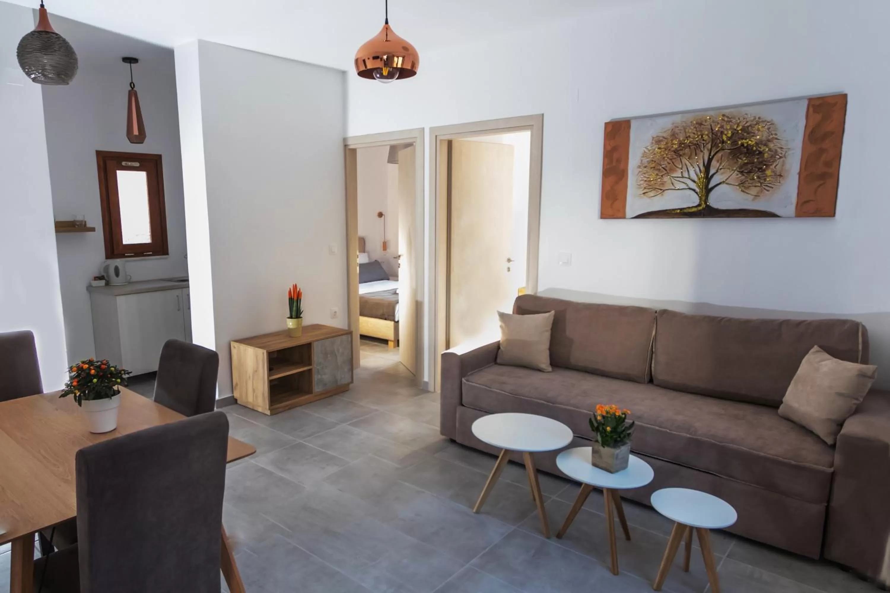 Living room in Deluxe Hotel