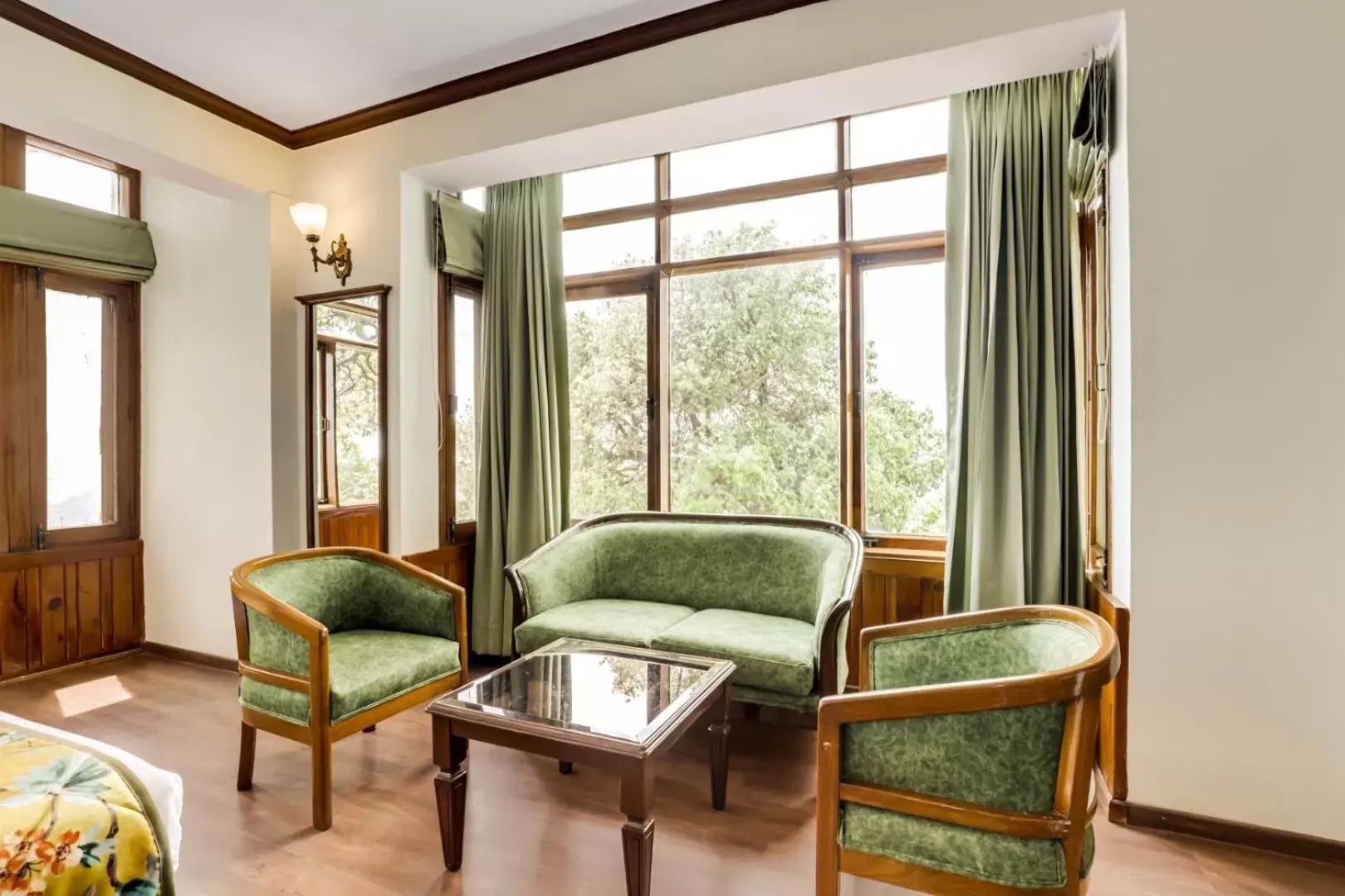 View (from property/room), Seating Area in Summit Le Royale Hotel, Shimla