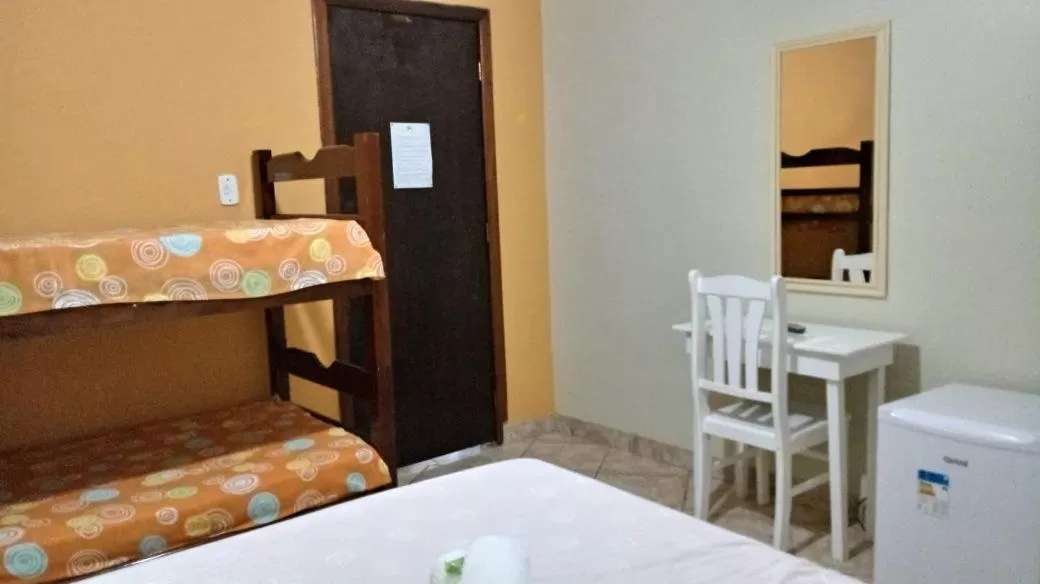 Bed in Pousada da Rose Paraty