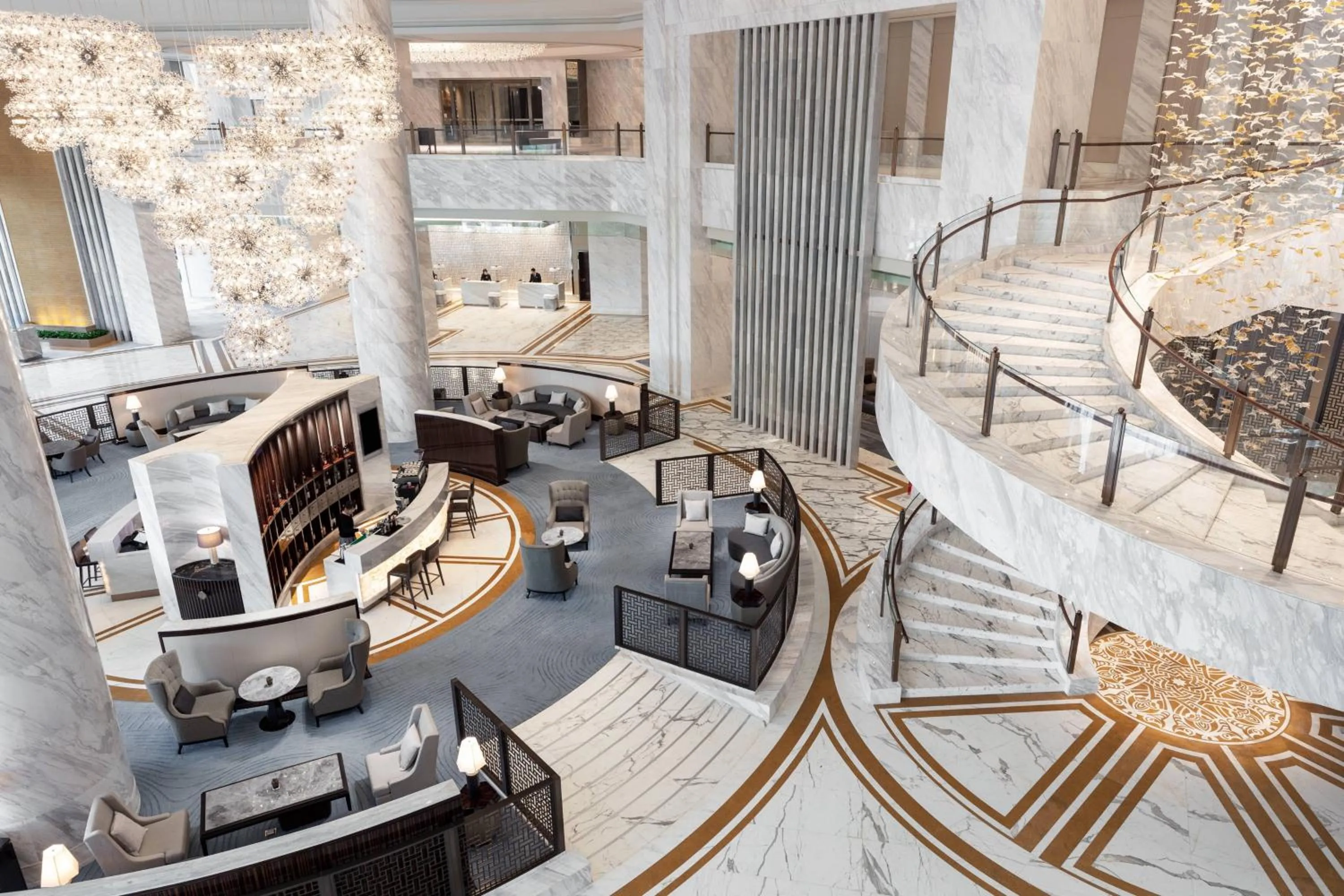 Lobby or reception in JW Marriott Hotel Yinchuan