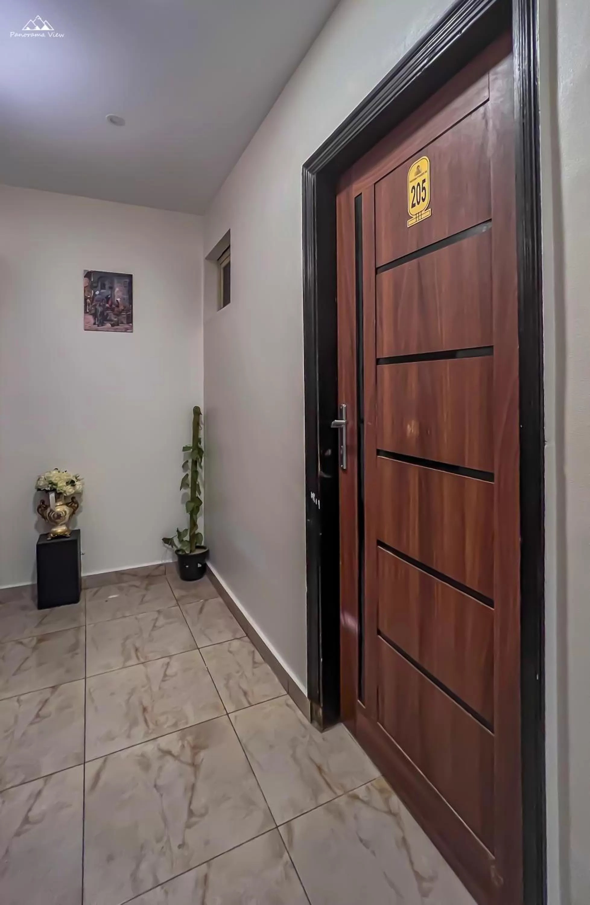 Bedroom in PANORAMA view pyramids