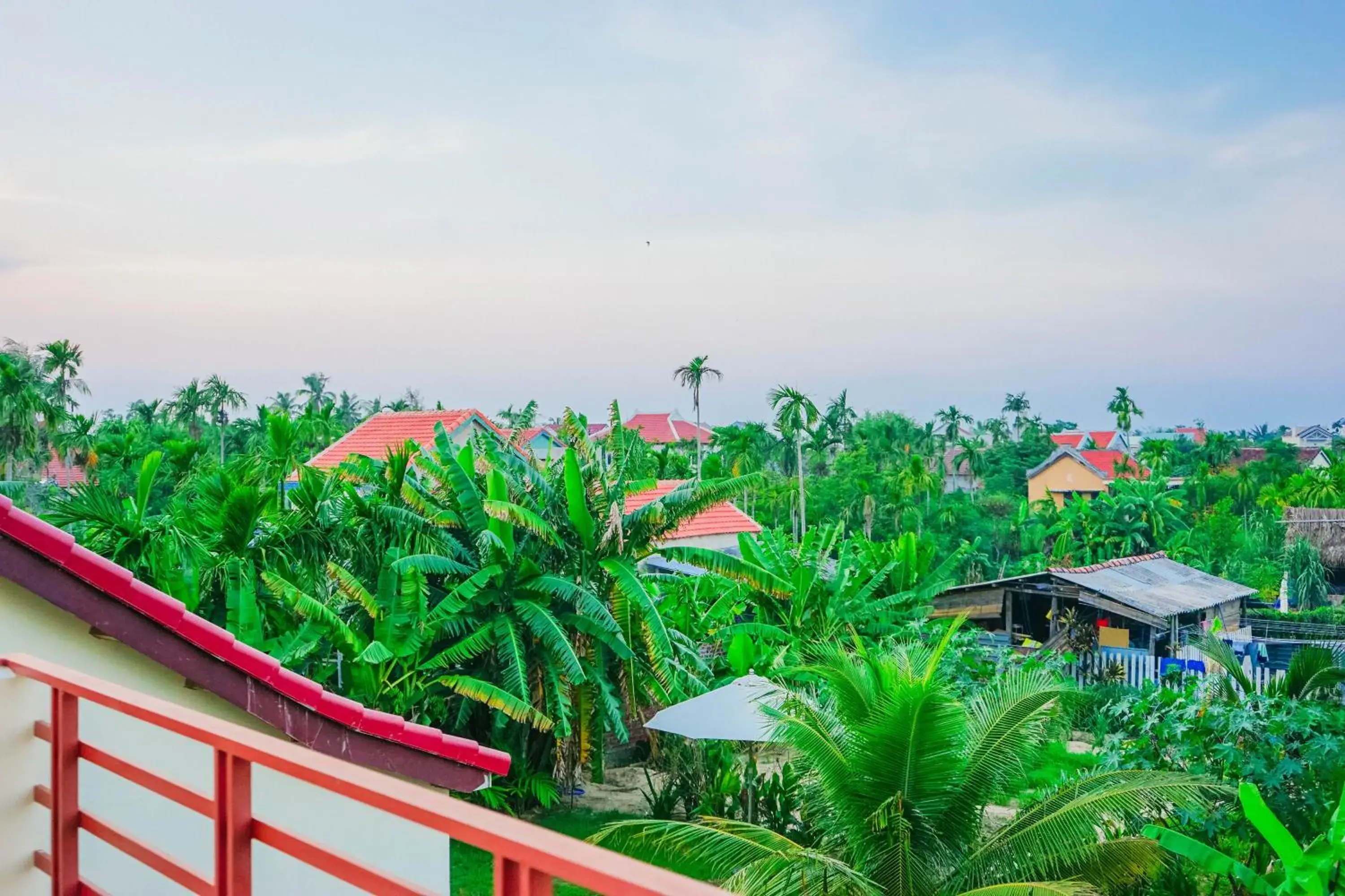 View (from property/room), Balcony/Terrace in Herbal Tea Homestay