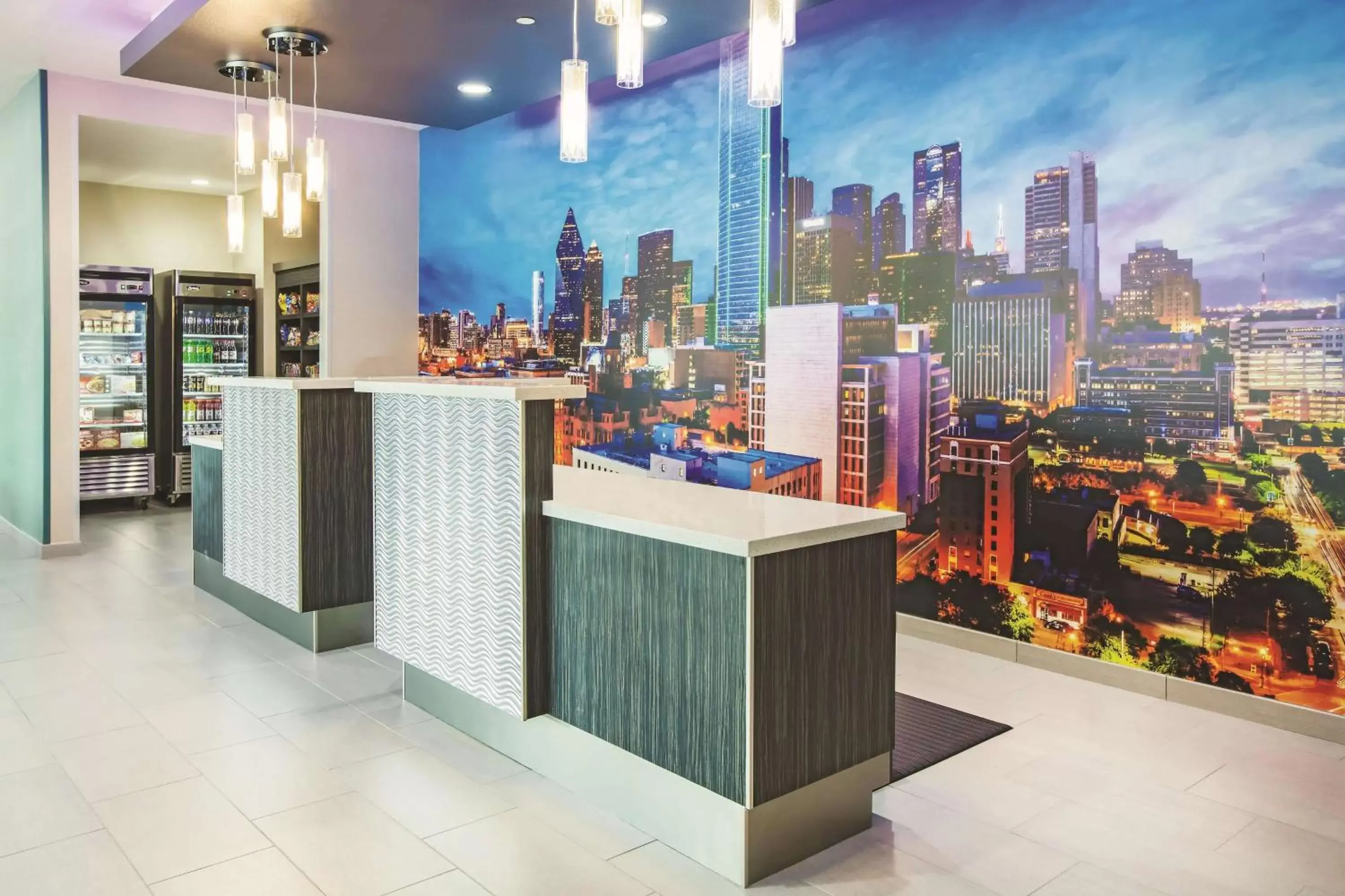 Lobby or reception in La Quinta by Wyndham Dallas Plano - The Colony Lobby or reception in La Quinta by Wyndham Dallas Plano - The Colony