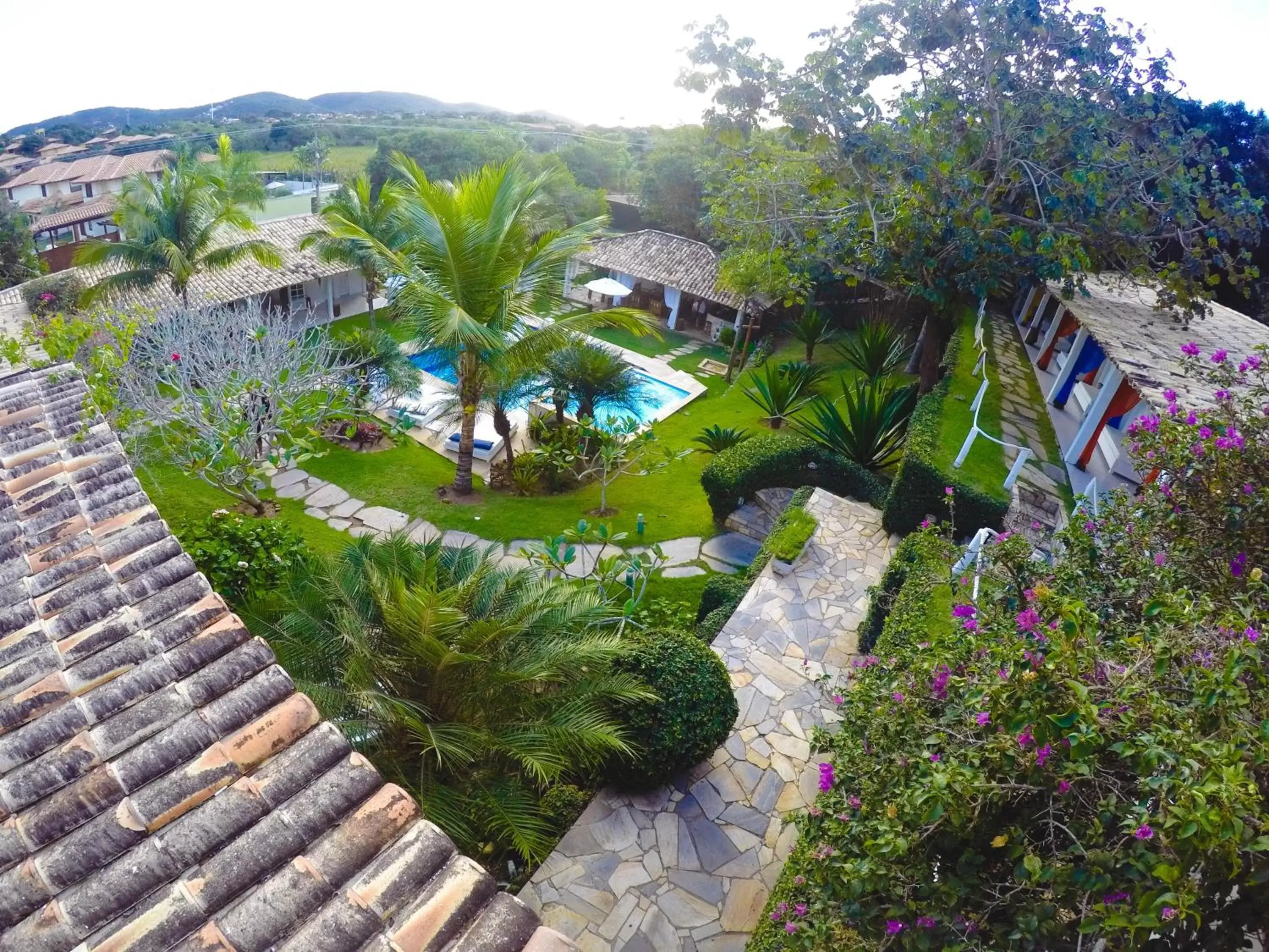 Area and facilities, Bird's-eye View in Pousada Bucaneiro