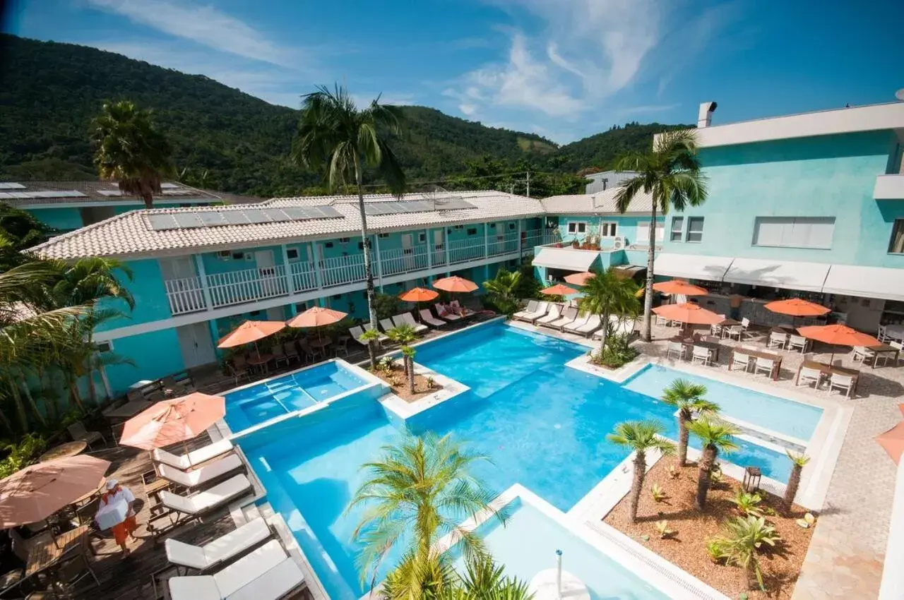 Pool View in Hotel Port Louis