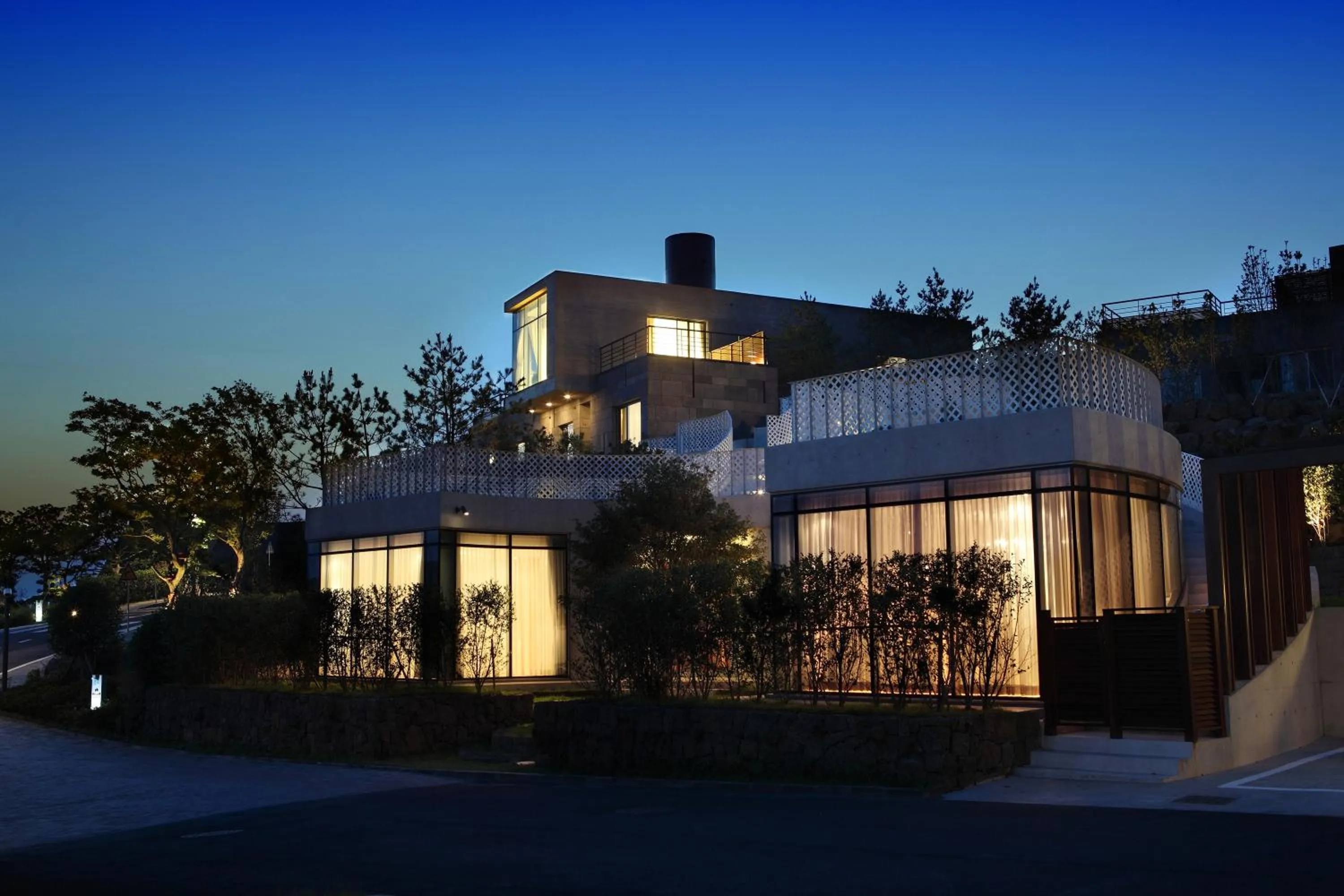 Property building in Lotte Resort Jeju Artvillas