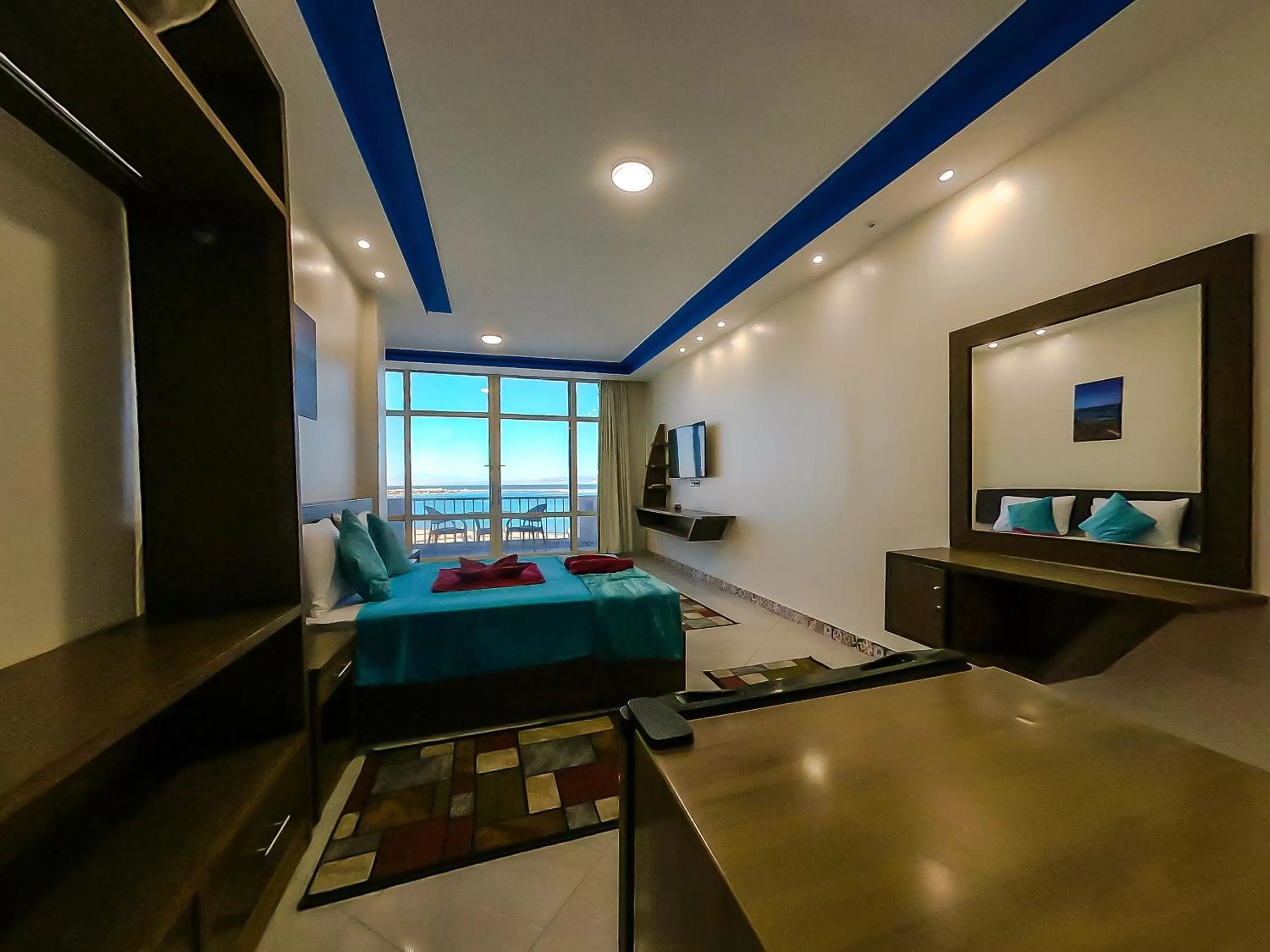 Bed in Seaview Panorama Boatel