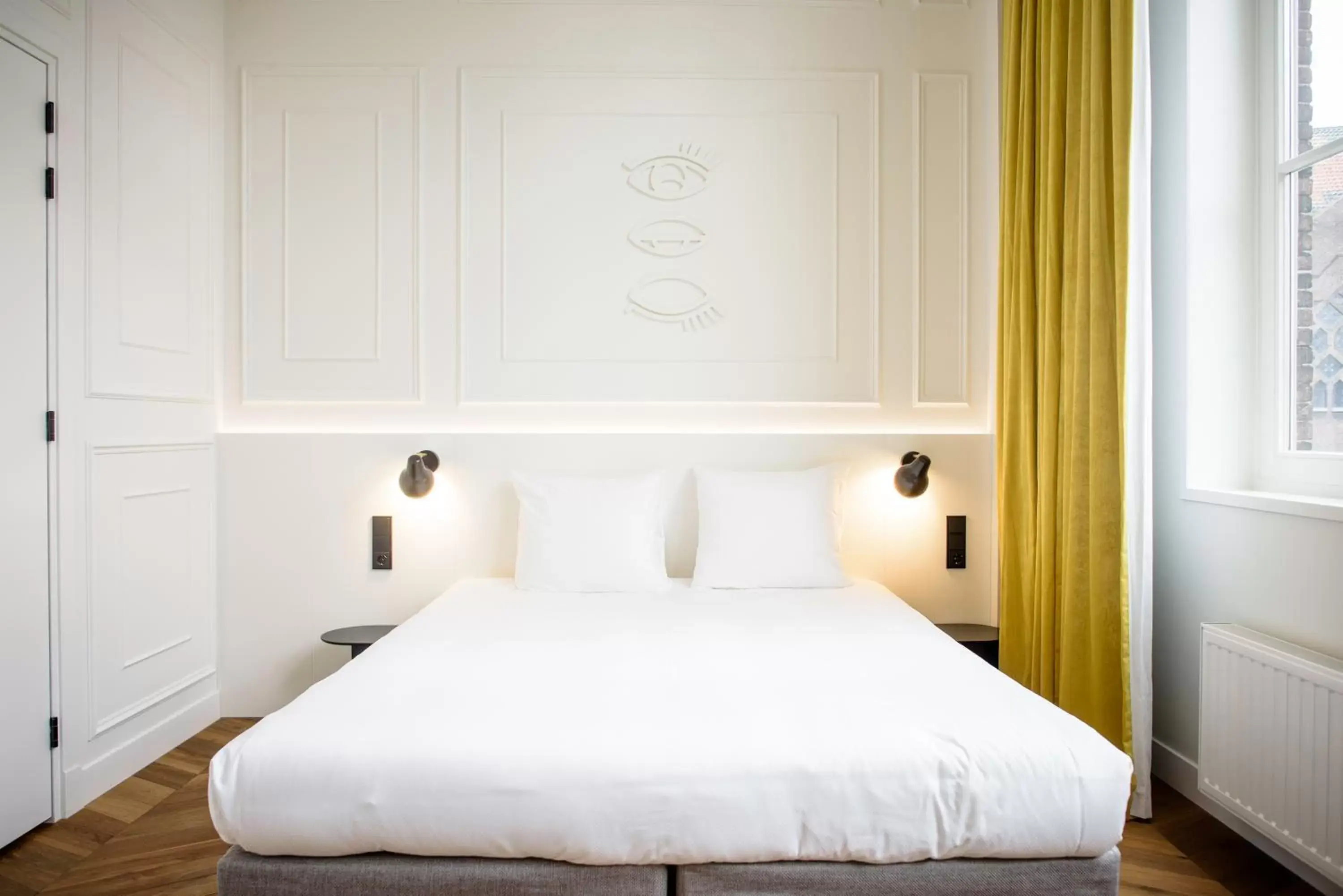 Bed in Hotel Mariënhage